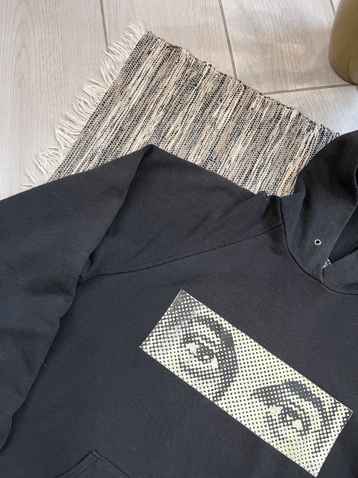 Vintage Vintage Eyes Logo Hoodie fade black distressed supreme style Size US L / EU 52-54 / 3 - 4 Thumbnail