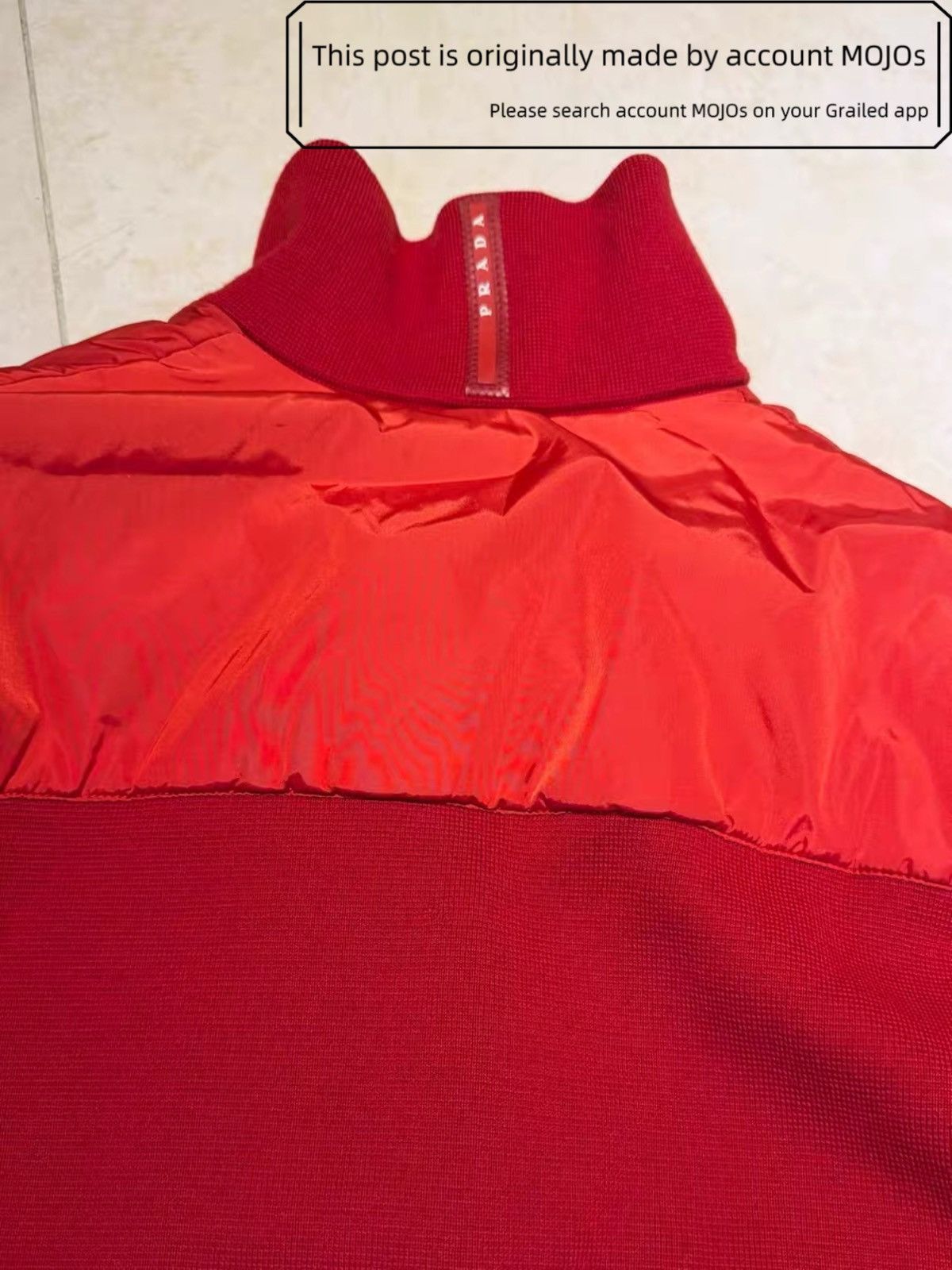 Prada Sz 48 Prada Sports Red Label Nylon & Knitwear Jacket mojos88 Size US M / EU 48-50 / 2 - 5 Thumbnail