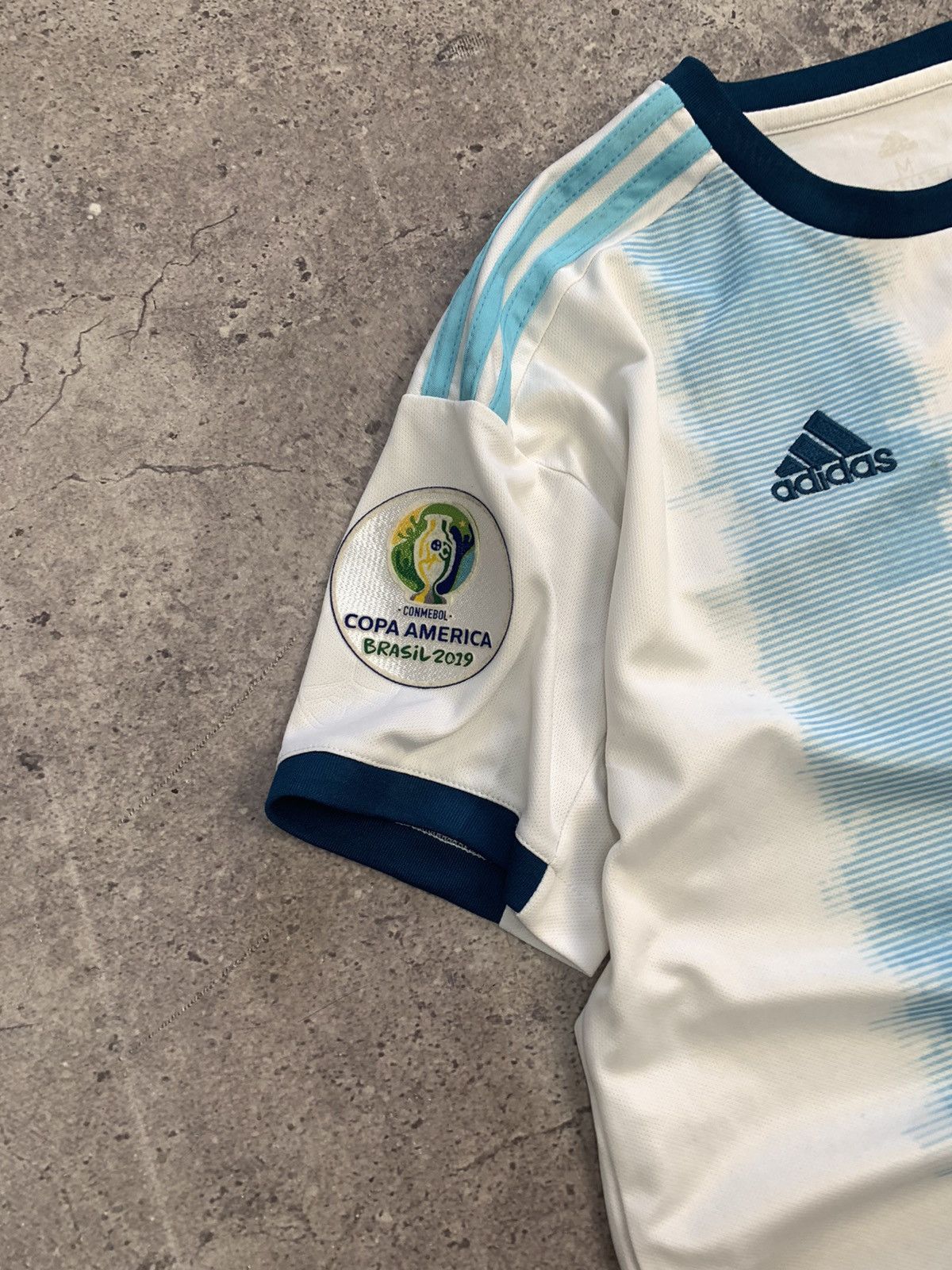 Adidas × Vintage Vintage Y2K blockcore Argentina KunAguero sportswear Jersey Size US M / EU 48-50 / 2 - 5 Thumbnail