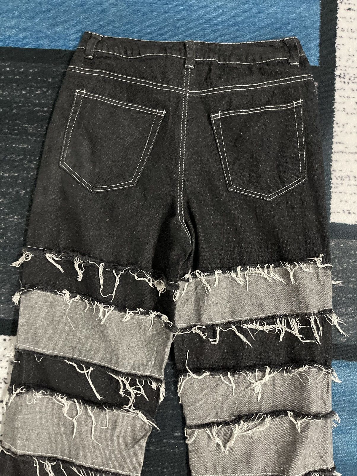 Japanese Brand Rare Design patchwork Unbrand Denim Size US 31 - 12 Thumbnail