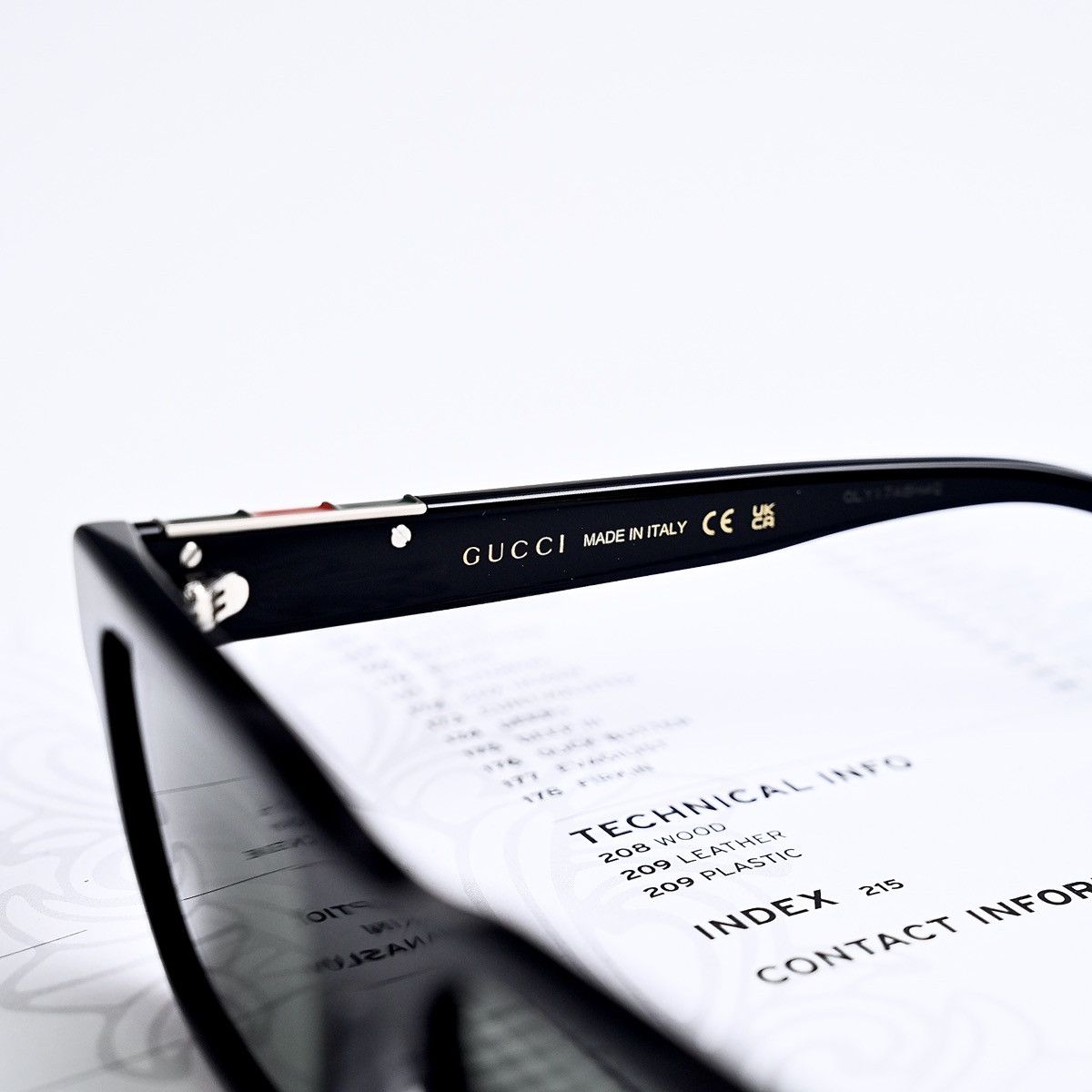 Gucci GUCCI GG1889S 001 SUNGLASSES Size ONE SIZE - 4 Thumbnail