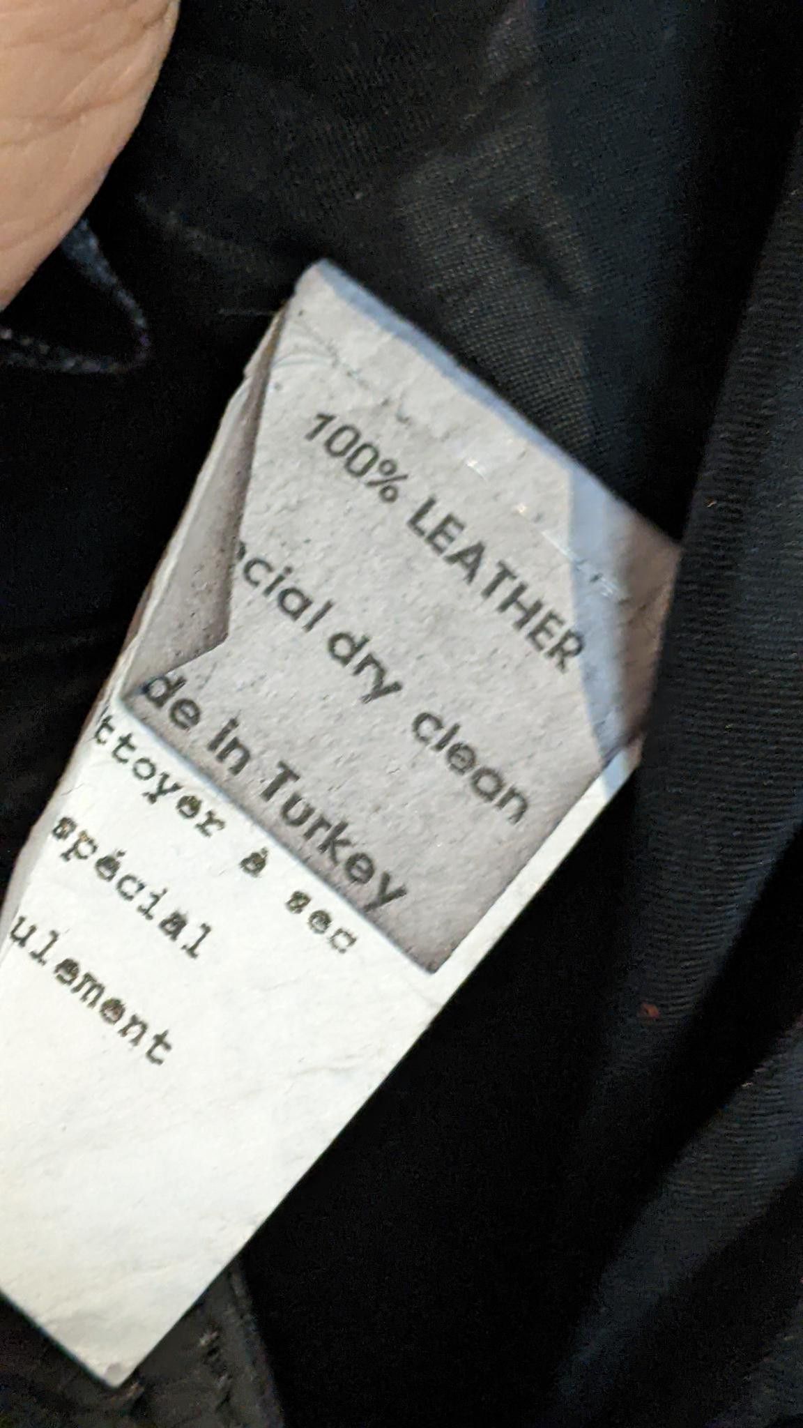 Dries Van Noten Leather pants Size 26" / US 2 / IT 38 - 3 Thumbnail