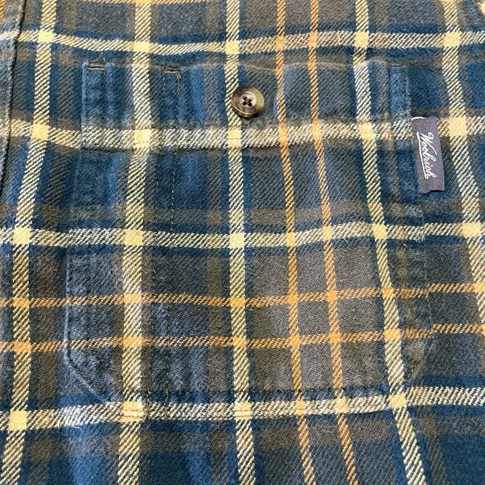 Vintage Woolrich Shirt Casual Button-Down Plaid Pocket Green Yellow 100% Cotton Mens Small Adult Regular Woolrich Shirt Men XS-XL Size US S / EU 44-46 / 1 - 3 Thumbnail