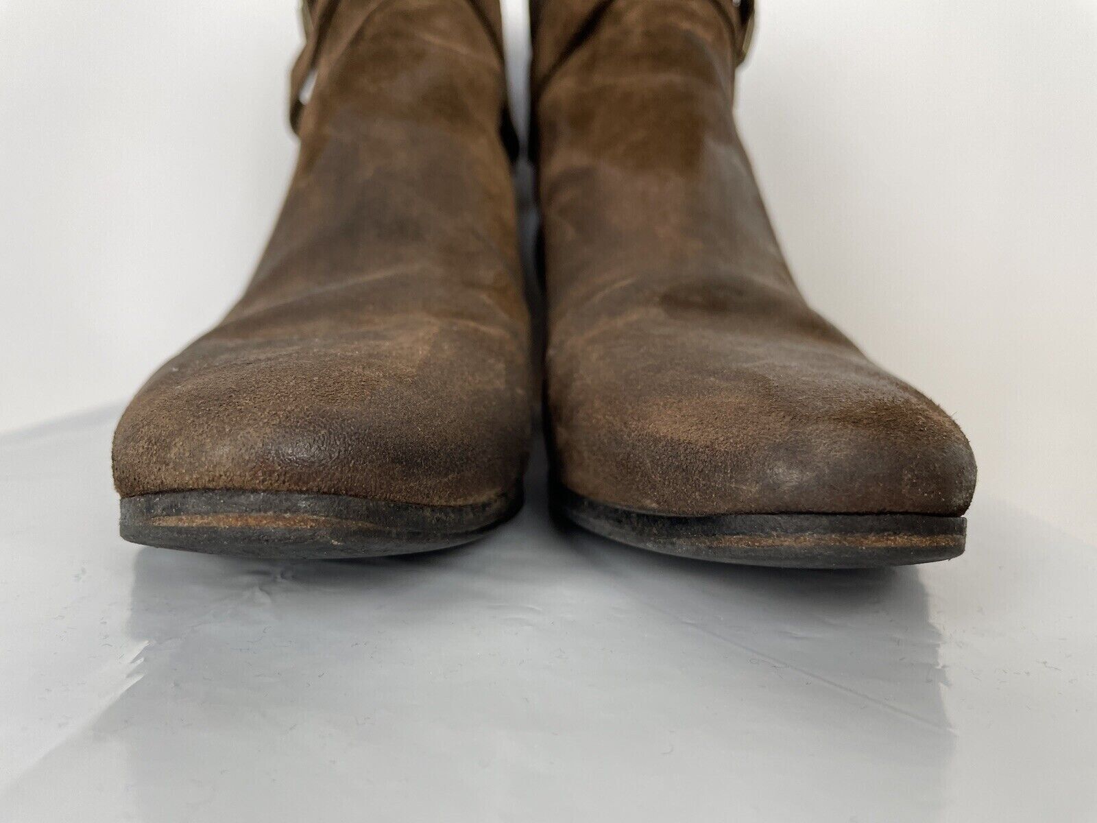 Saint Laurent Paris Saint Laurent Women's Brown Suede Blake Jodhpur Ankle Boots Size US 8.5 / IT 38.5 - 5 Thumbnail