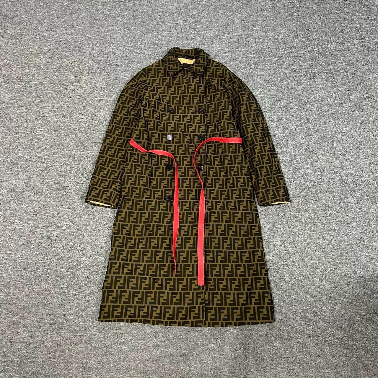 Fendi Fendi FF Monogram Trench Coat Size S / US 4 / IT 40 - 1 Thumbnail