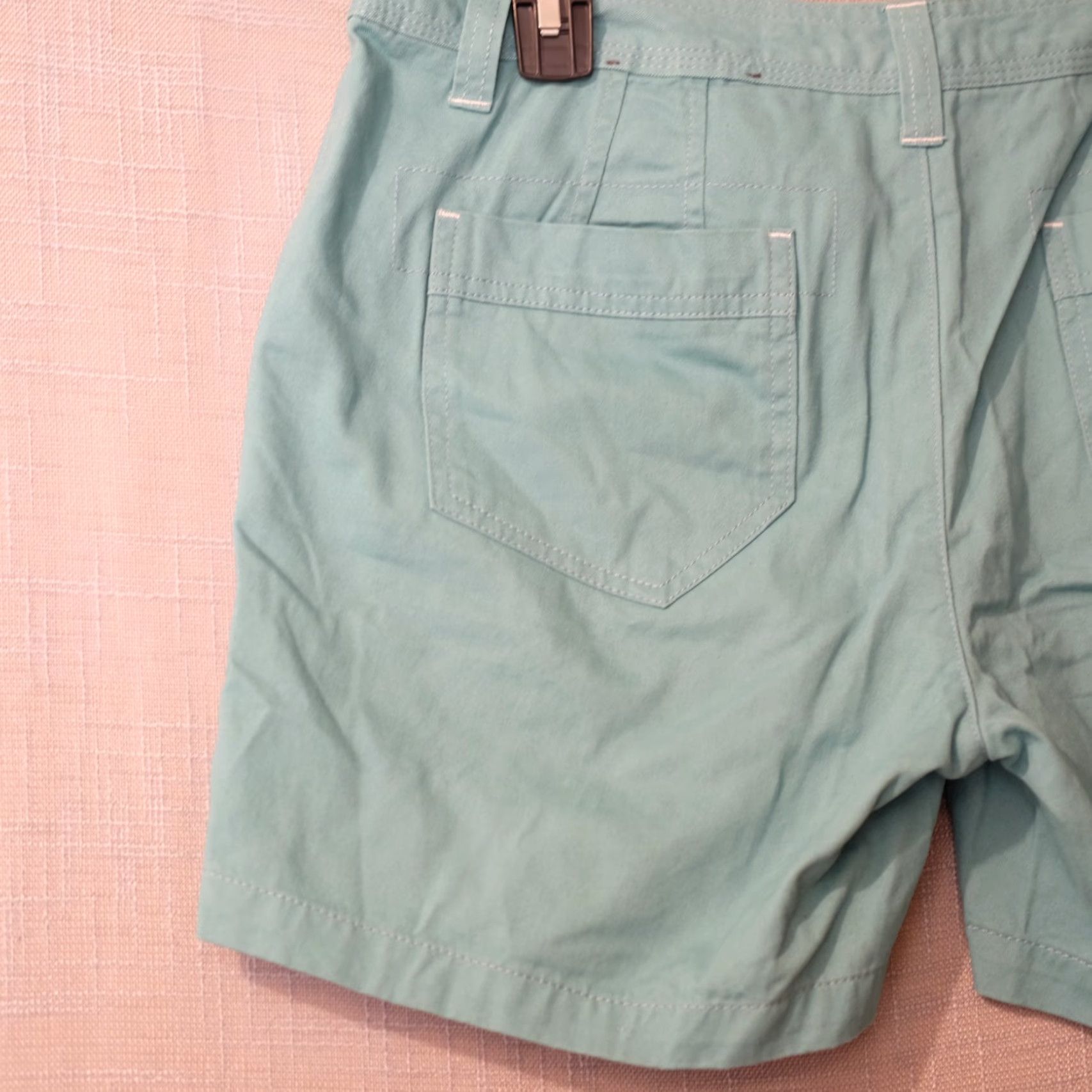 Vintage Natural Reflections Shorts Chino Green 100% Cotton Womens 8 Nwot! Nwot Reflections Shorts Green Chino 100% Cotton Womens 8 #H99-48 Size 30" / US 8 / IT 44 - 6 Thumbnail