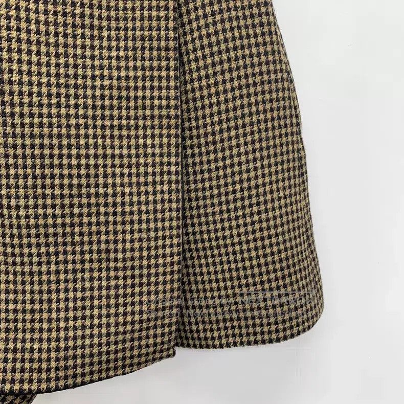 Dior Dior Brown checkered wool shorts Size 24" / US 00 / IT 34 - 4 Thumbnail