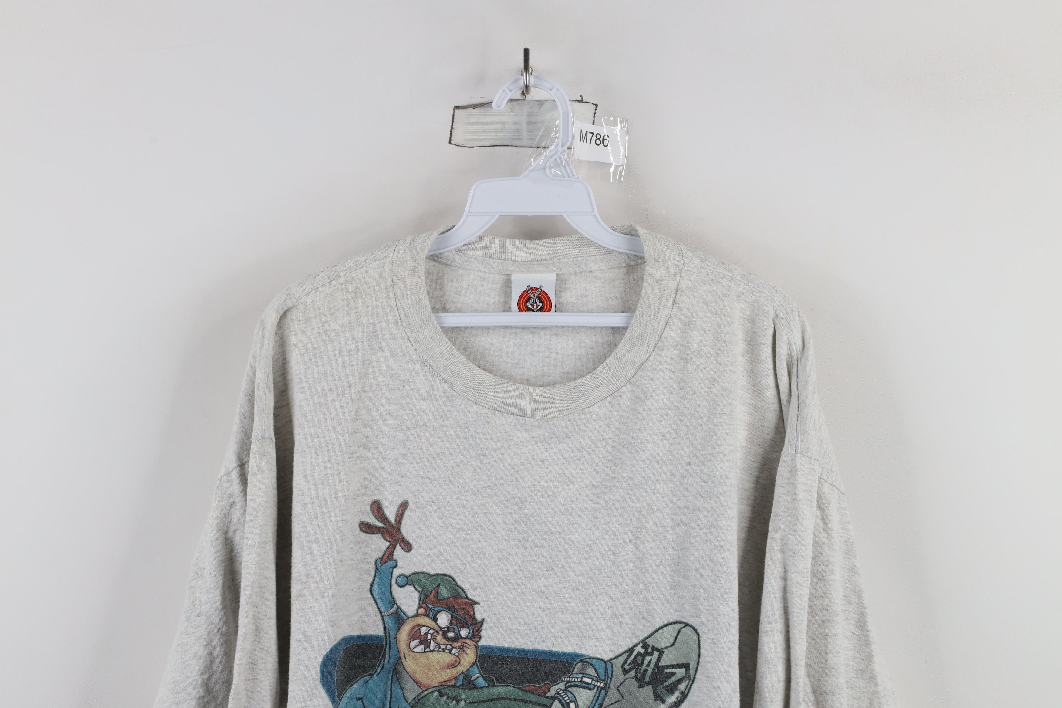 Vintage Vintage 90s Looney Tunes Snowboard Air Long Sleeve T-Shirt Size US XL / EU 56 / 4 - 2 Thumbnail