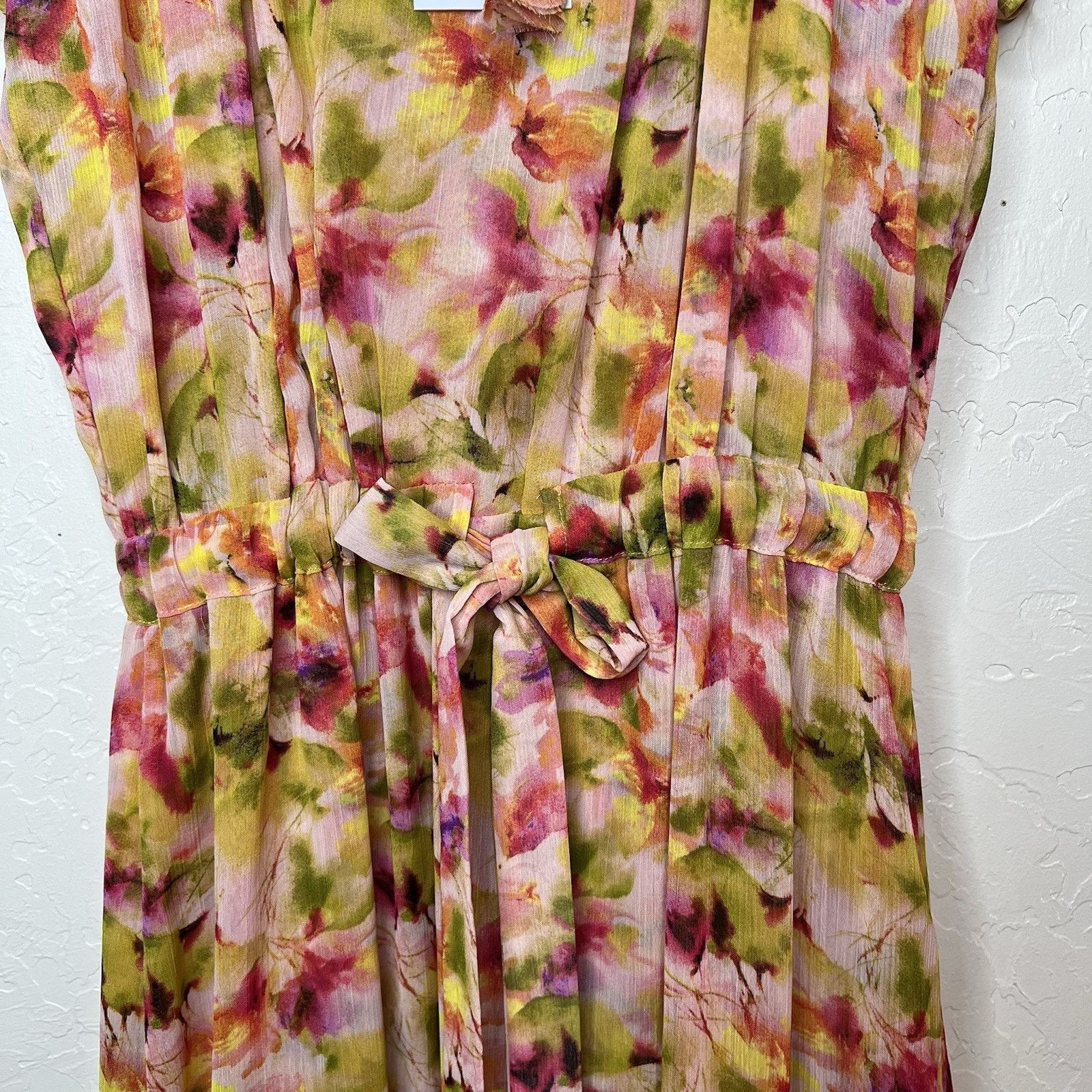 MISA Los Angeles Misa Los Angeles Anouk Dress Golden Flora Wedding Date Med Size M / US 6-8 / IT 42-44 - 4 Thumbnail