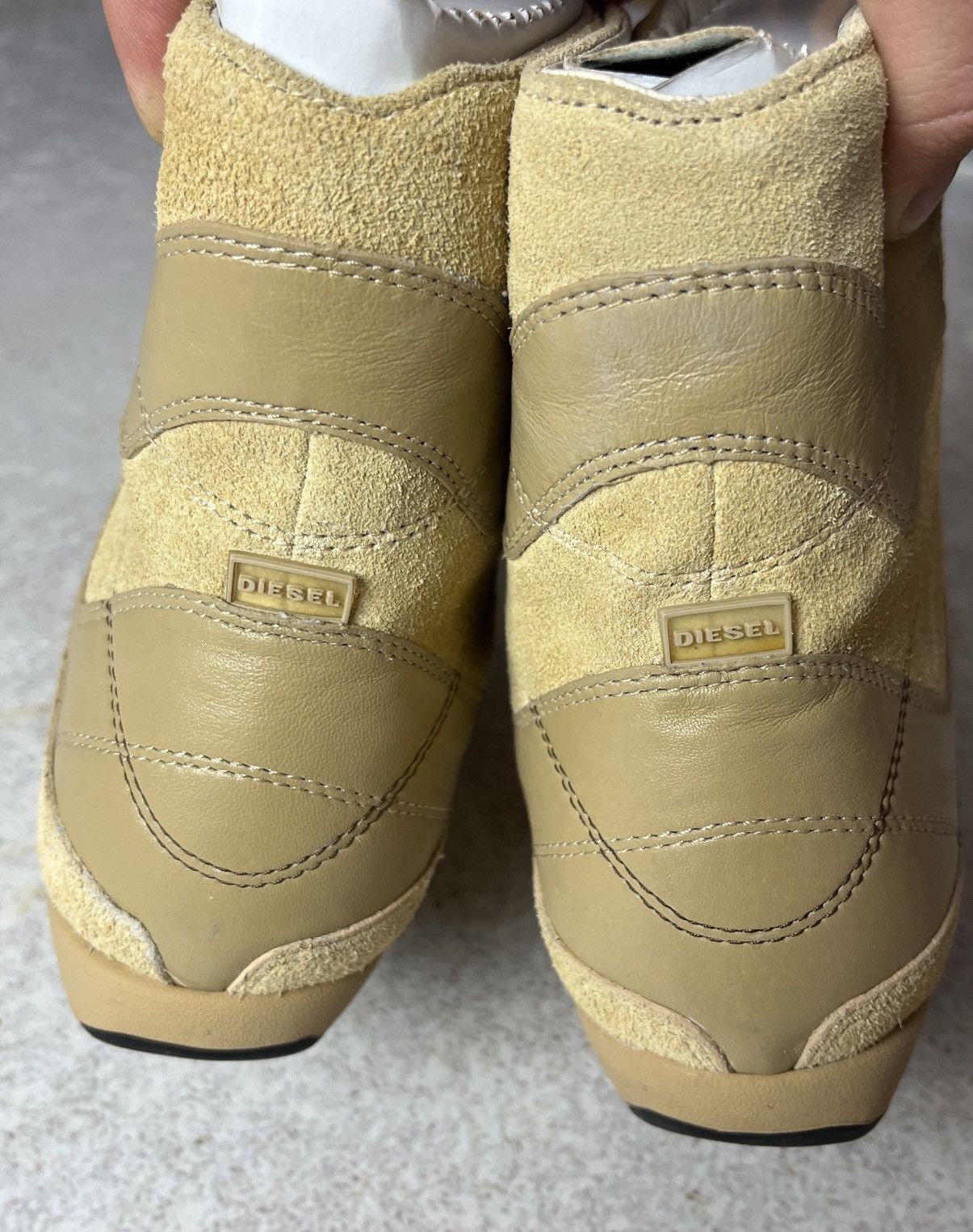 Diesel Vintage Diesel Y2K Foxtrott Leather Suede Sneakers Size US 11 / IT 41 - 6 Thumbnail