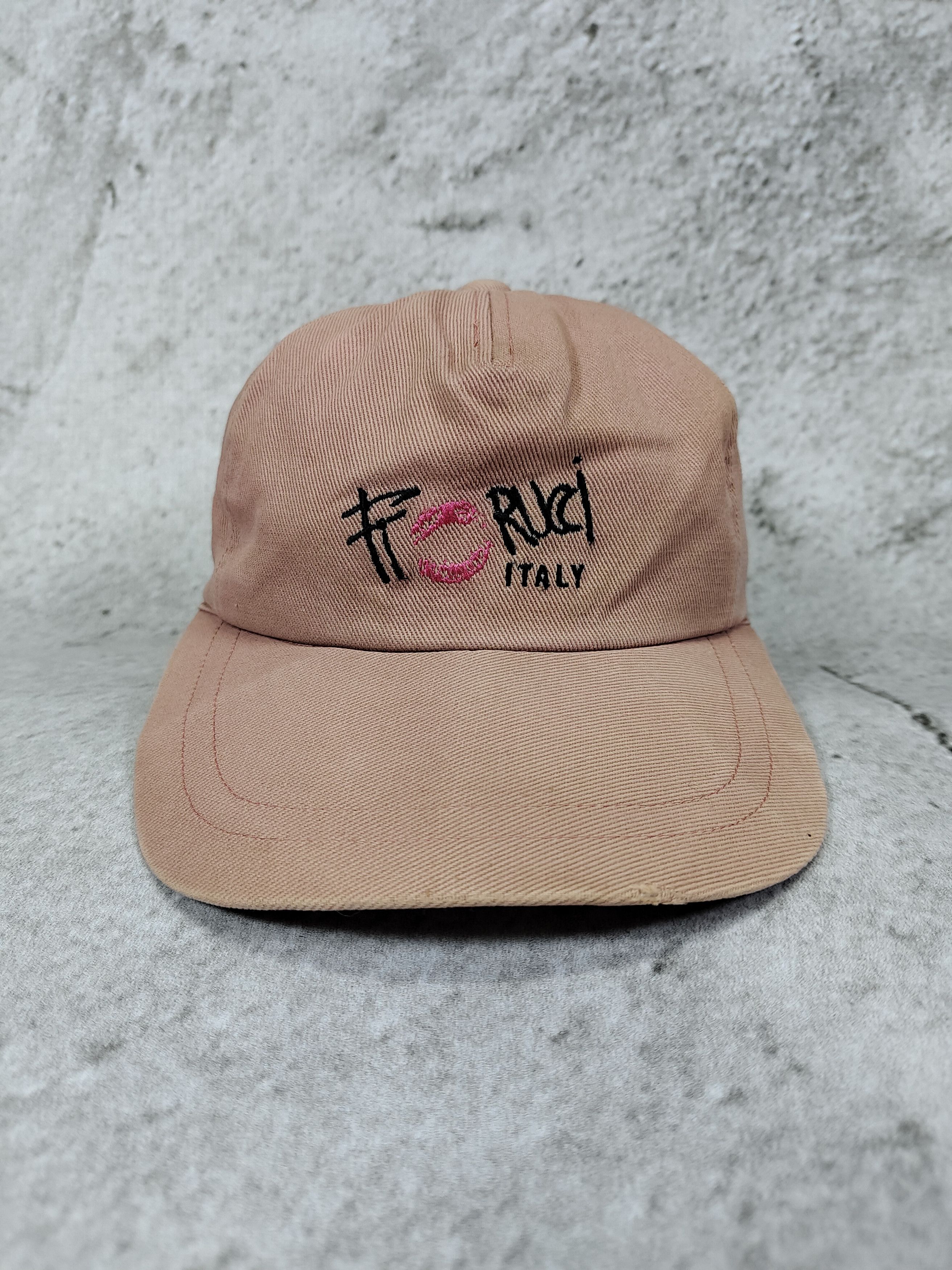 Fiorucci 90s Fiorucci🇮🇹 Y2K Embroidered Logo Lipstick Graphic Cap Size ONE SIZE - 1 Thumbnail