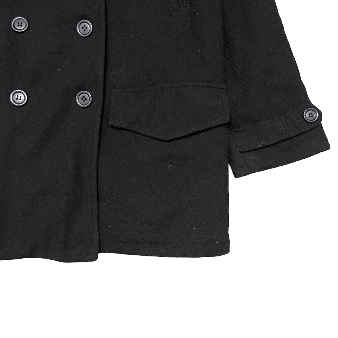 Other Vintage Claudie Pierlot Paris Garibaldi Wool Coat Faux Fur Size US M / EU 48-50 / 2 - 4 Thumbnail