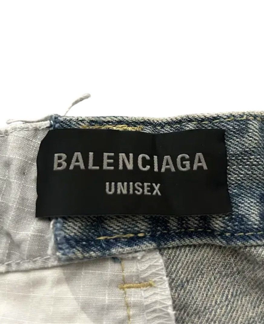 Balenciaga Balenciaga Grayscale Camo Hybrid Baggy Pants Size US 30 / EU 46 - 6 Thumbnail