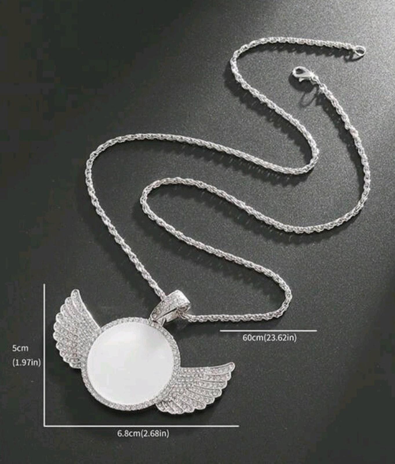 Other Love One (Angel Wings)-(Dead Homies)-(Chain)-(Silver)-$33 Size ONE SIZE - 4 Thumbnail