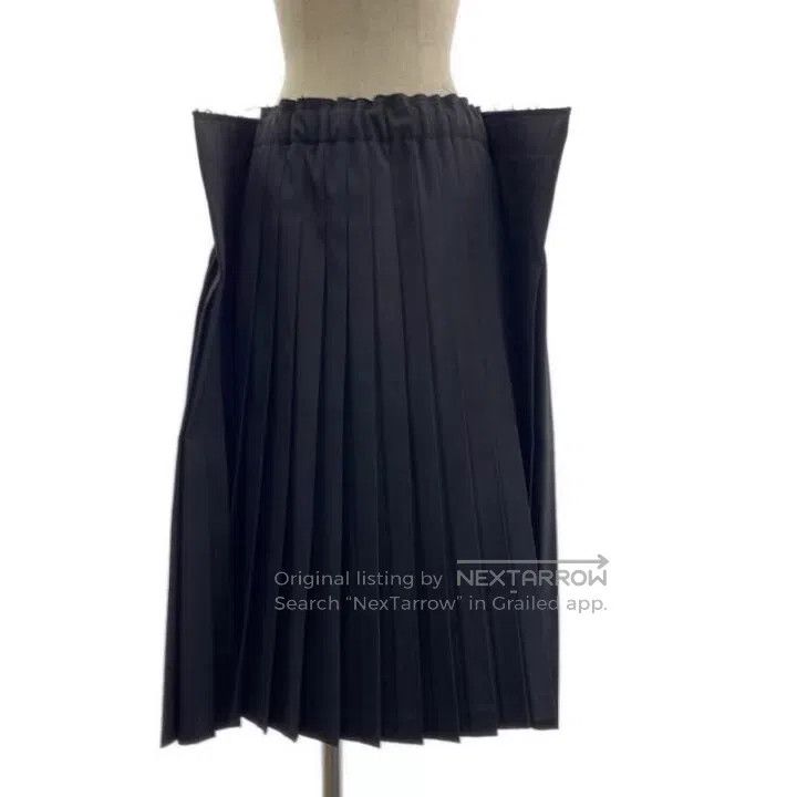 Comme des Garcons Comme Des Garcons size S Retro Black Pleated Skirt Size 23" - 1 Thumbnail