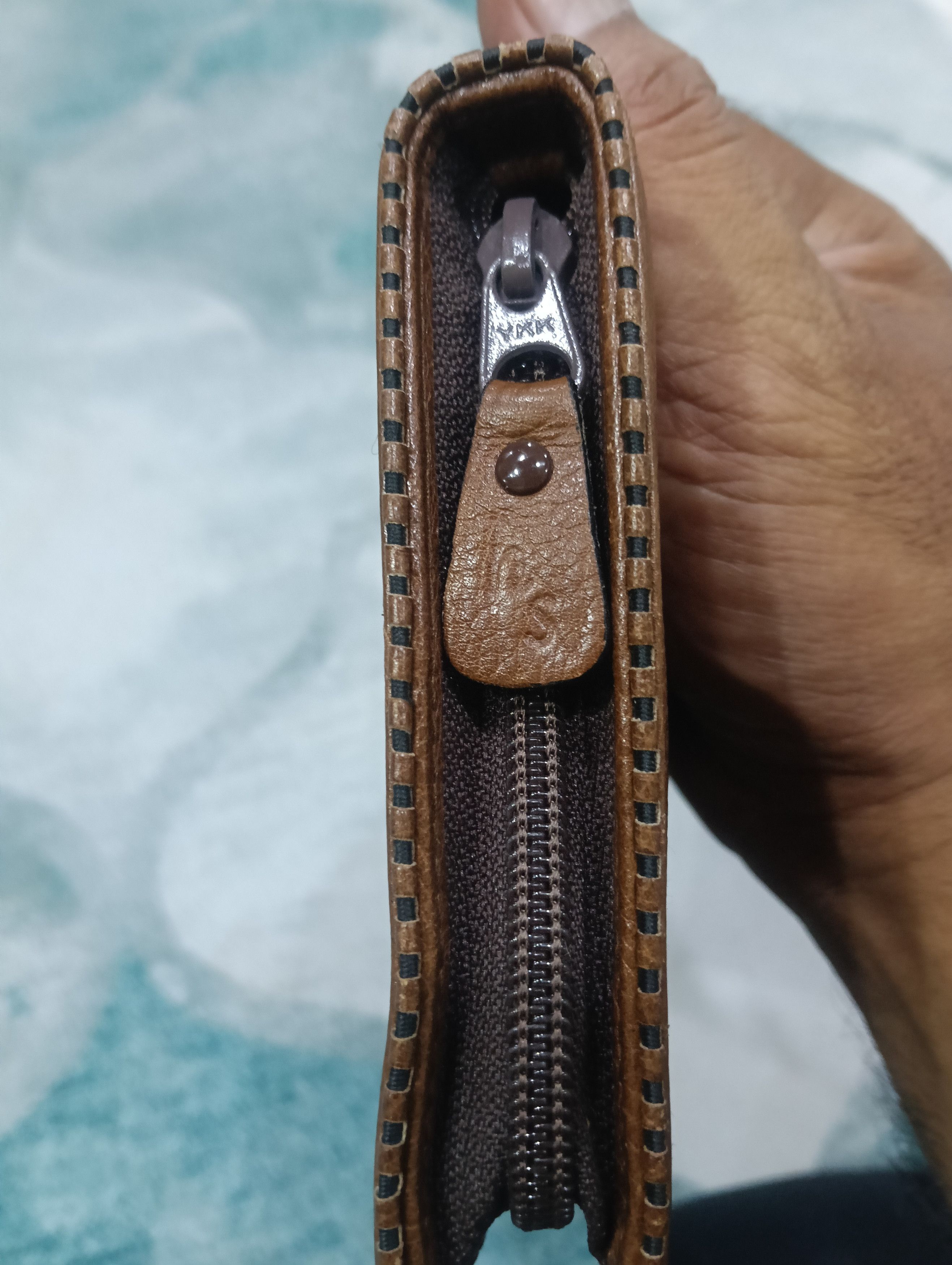 Designer × Leather Vintage Heather Sheehan Bag Like pouch Size ONE SIZE - 7 Thumbnail