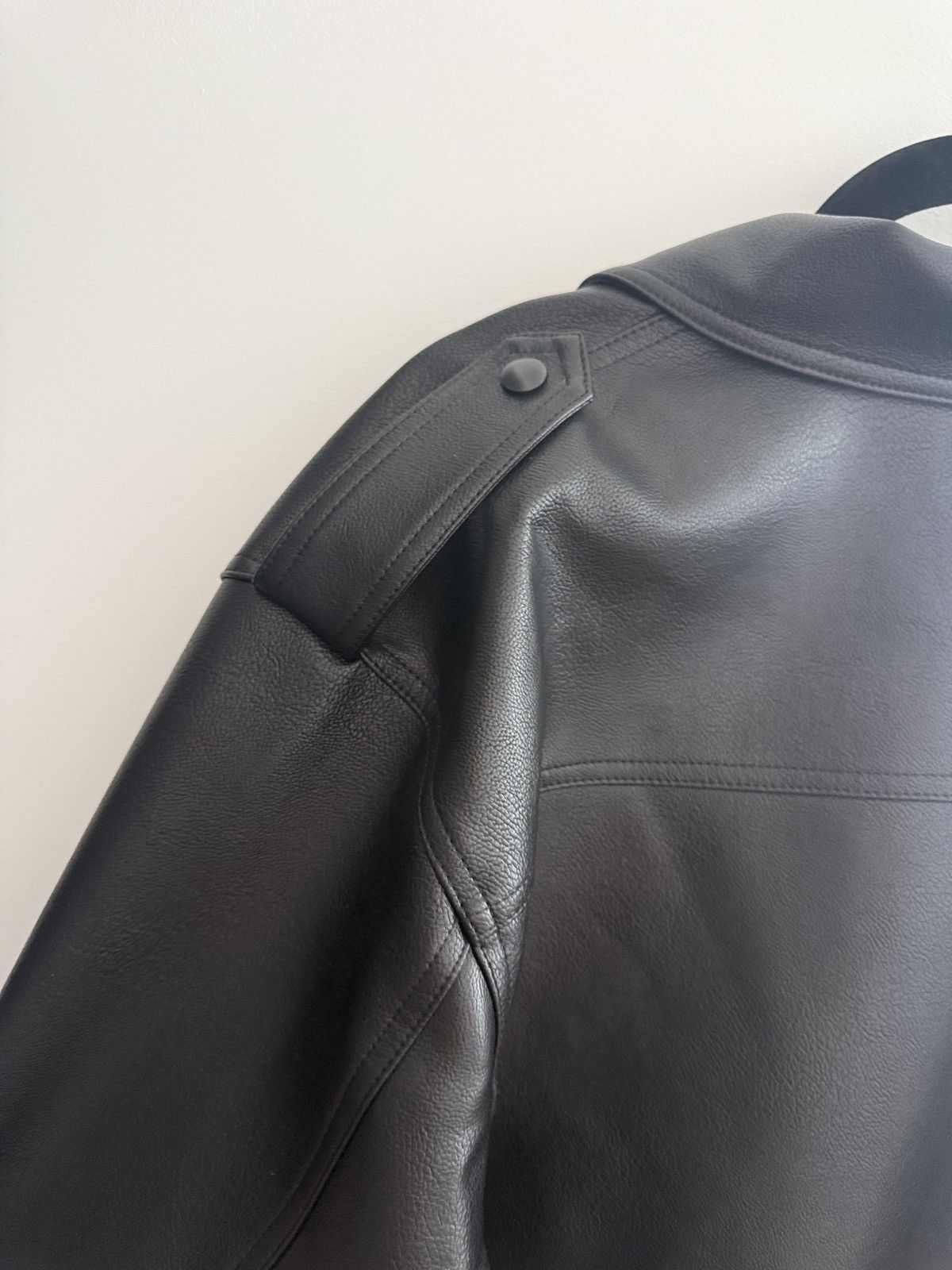 Other Black Women Leather Jacket Size S / US 4 / IT 40 - 5 Thumbnail