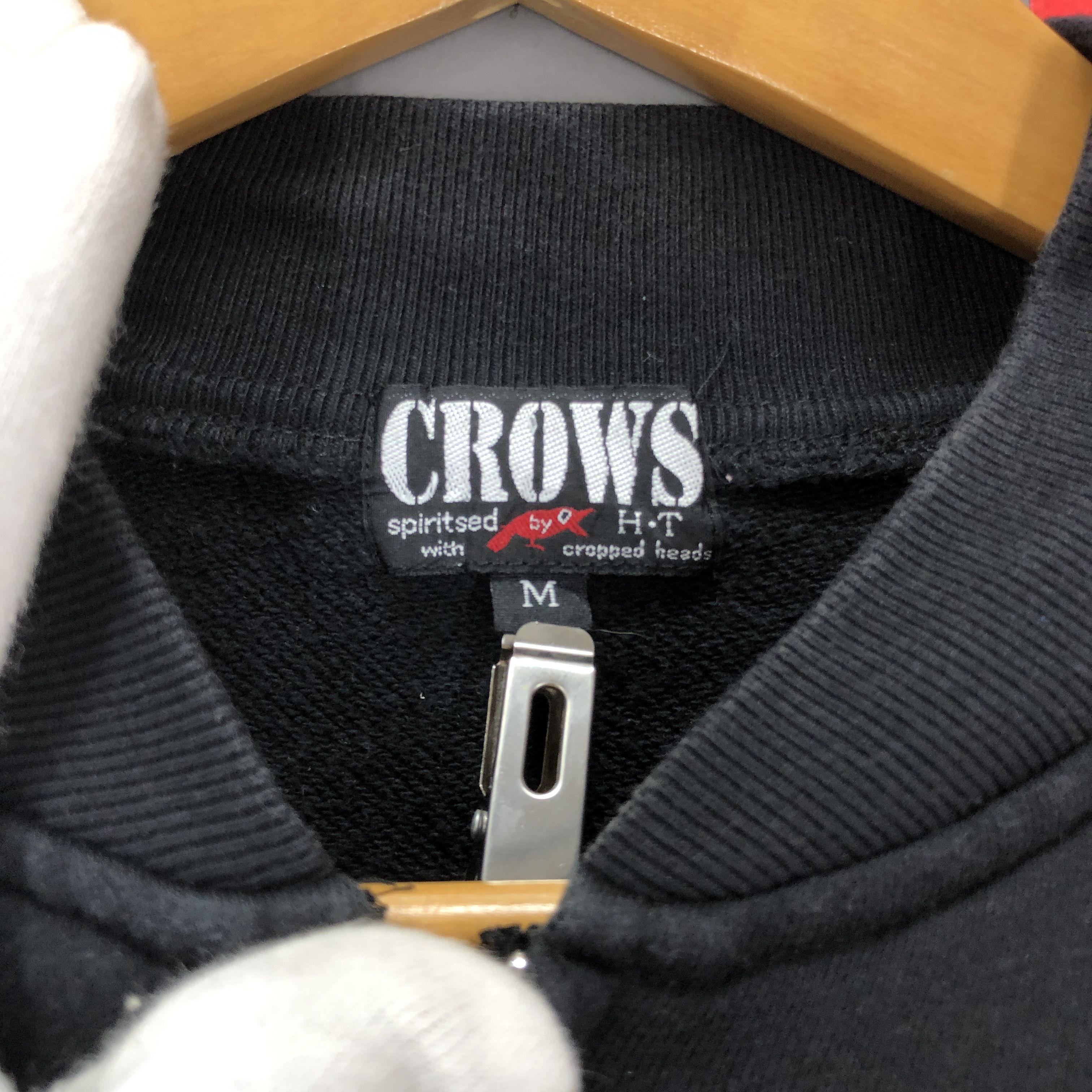 Japanese Brand MANJI TEIKOKU SKULL WORKS by CROWS Sweatshirt #1572/01 Size US S / EU 44-46 / 1 - 8 Thumbnail
