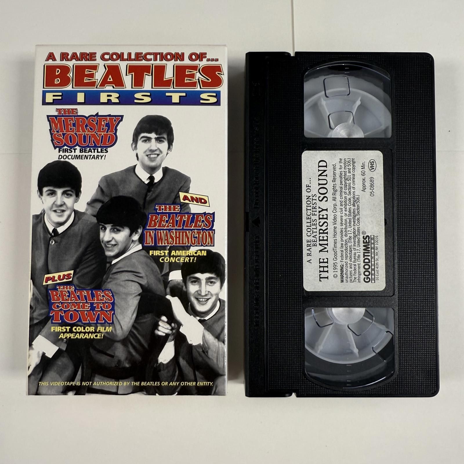 Designer The Beatles Rare VHS Collection Firsts & Help! 1995 Size ONE SIZE - 9 Thumbnail