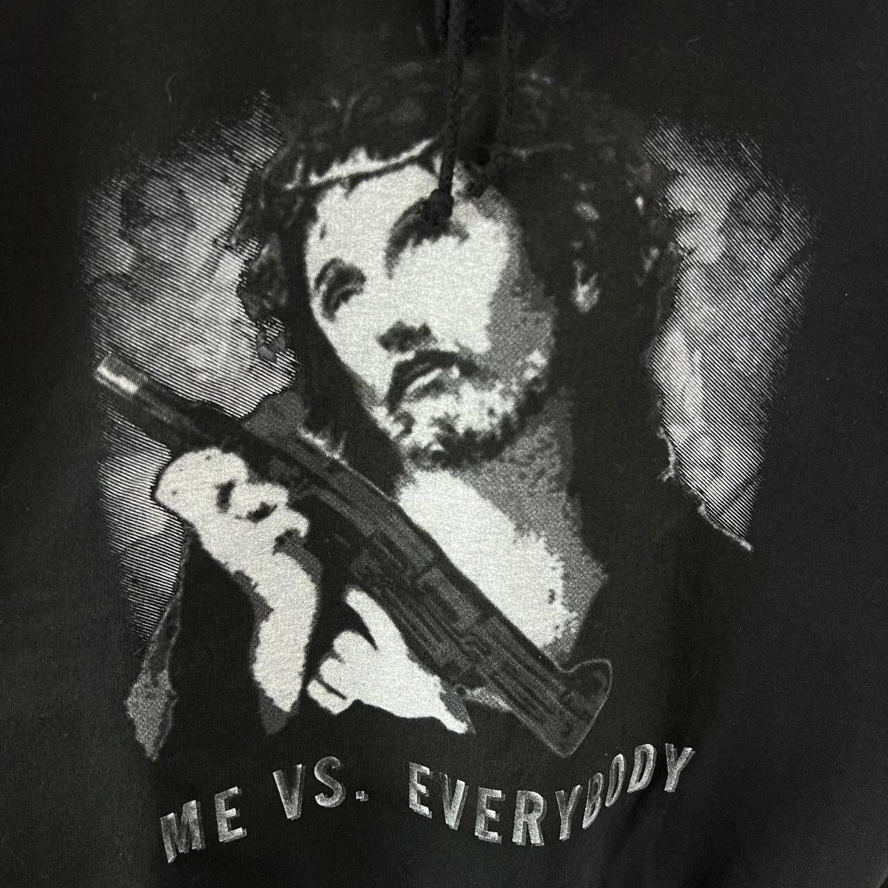 Vintage Gangsta Jesus Vintage Hoodie Distressed Japanese Y2K Style Size US L / EU 52-54 / 3 - 2 Thumbnail