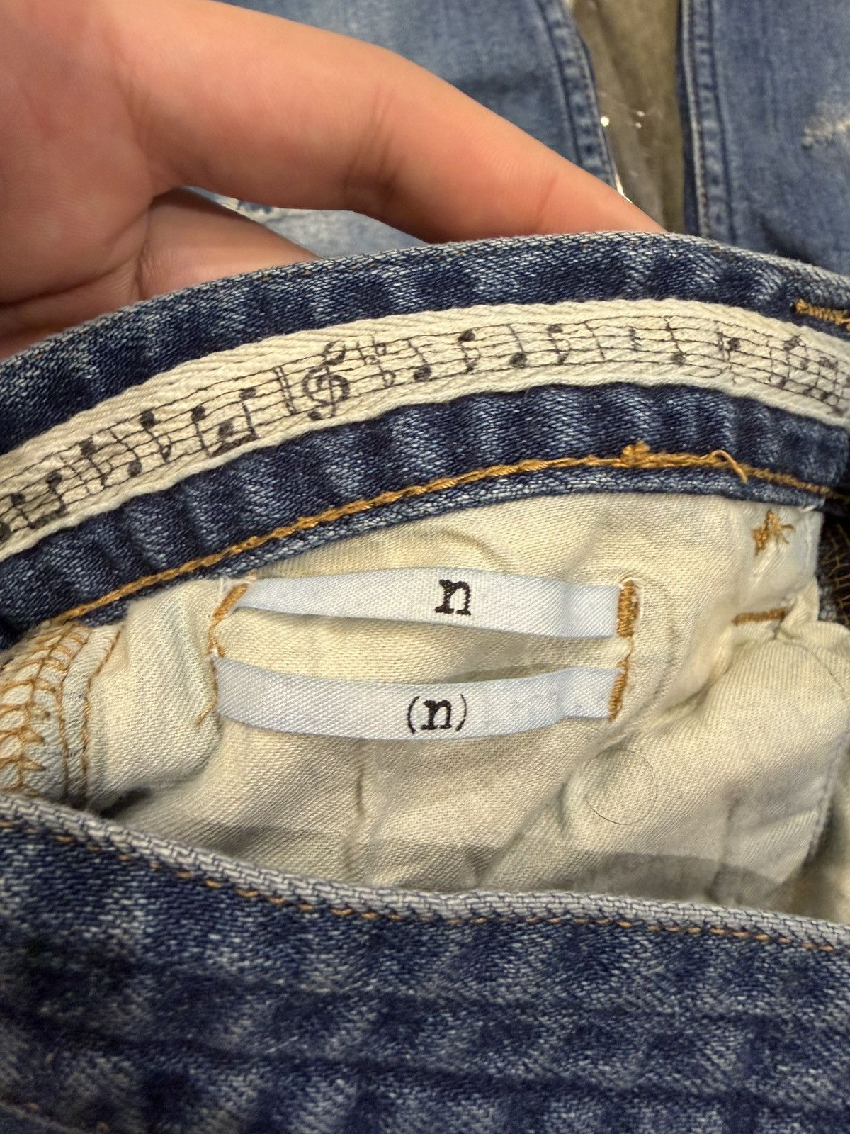Other Number (N)ine Distressed Denim Jeans Size US 28 / EU 44 - 4 Thumbnail
