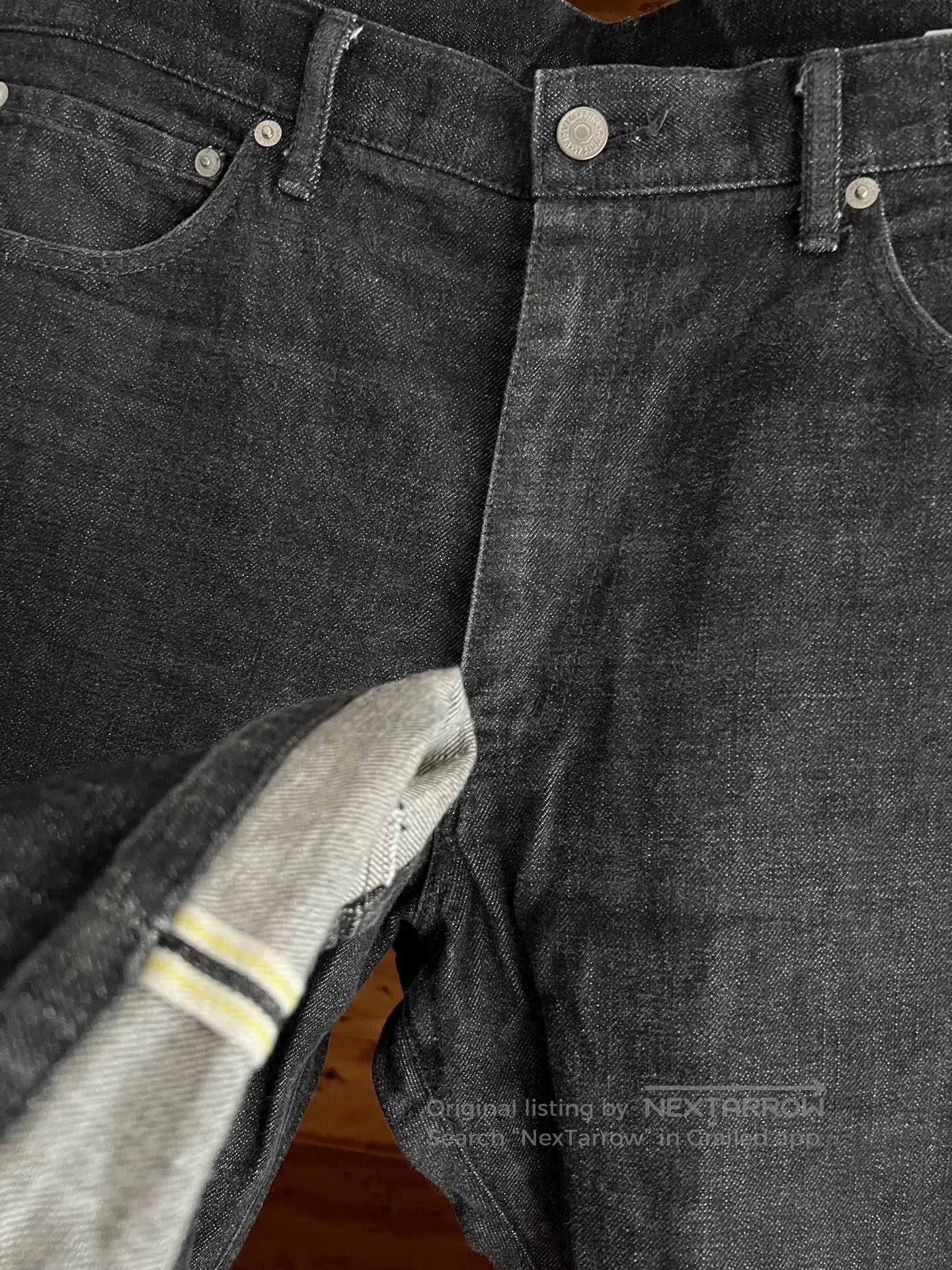 Visvim visvim black denim pants with colorful details. Size US 34 / EU 50 - 4 Thumbnail