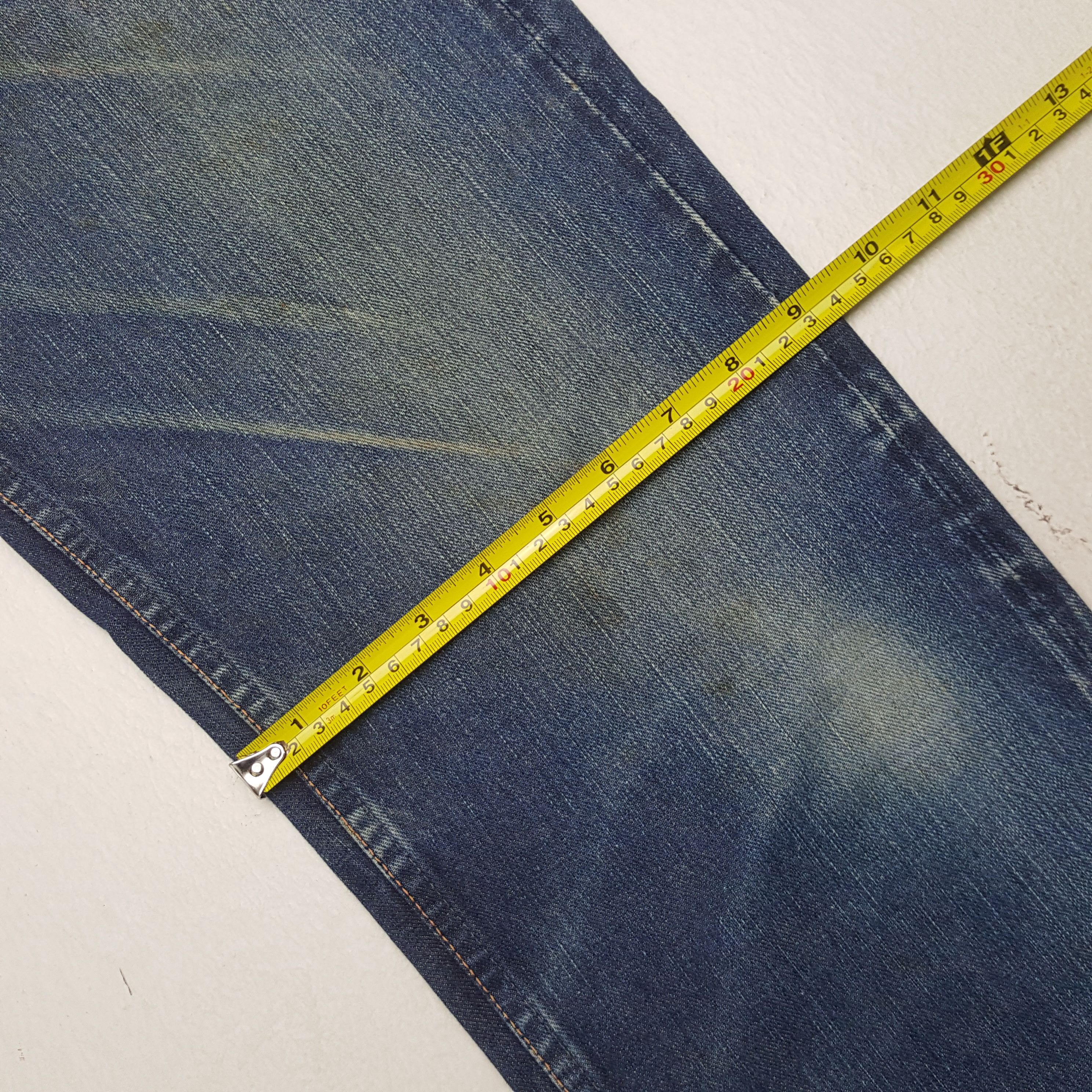 Japanese Brand Vintage Head Light Japanese Brand Distressed Jeans RR13 Size US 30 / EU 46 - 10 Thumbnail