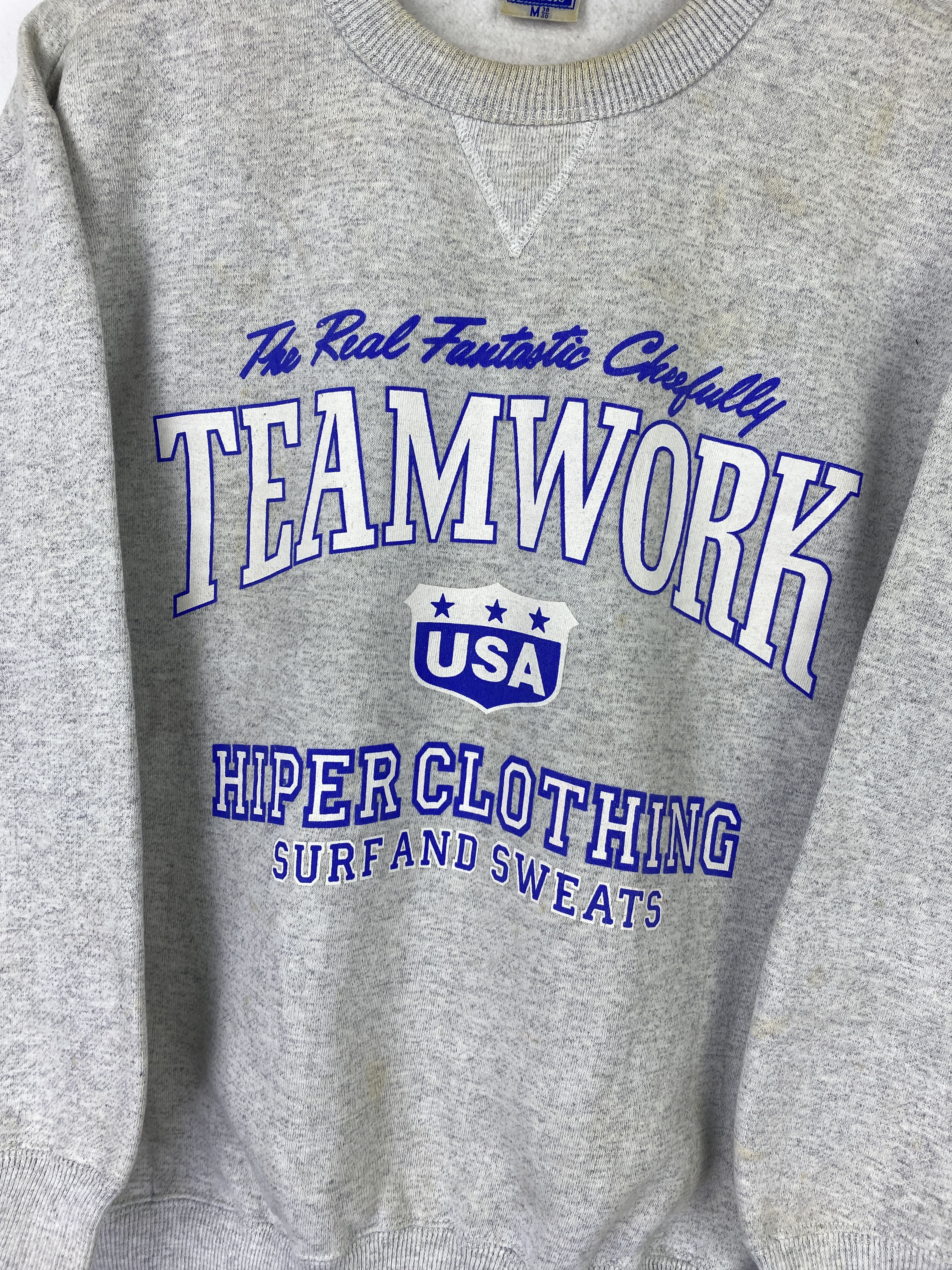 Vintage Vintage Surf & Sweats Wording Sweatshirt SH0520 Size US M / EU 48-50 / 2 - 7 Thumbnail