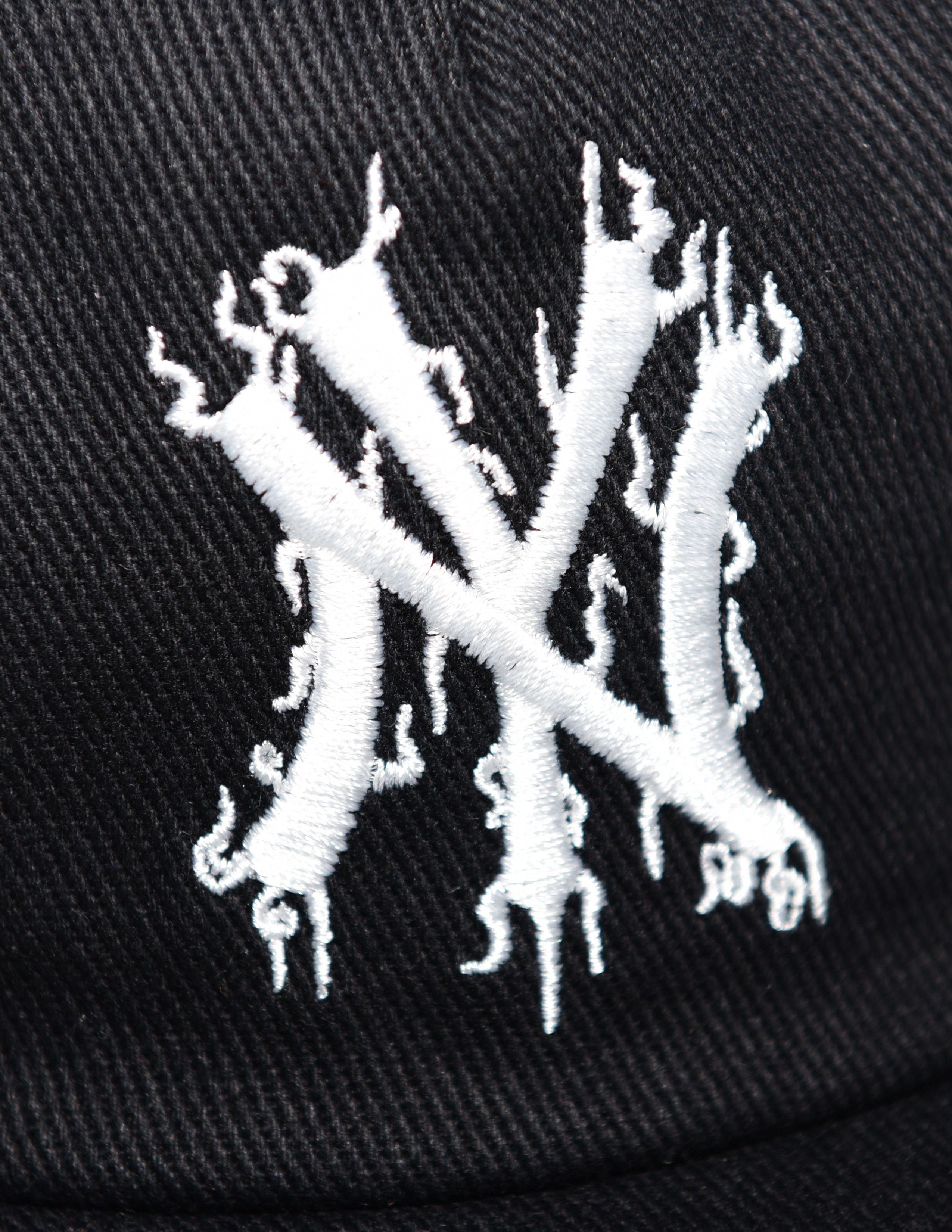 Asspizza HAVEAGREATDAY MAGAZINE Black Metal Yankees Hat Size ONE SIZE - 6 Thumbnail