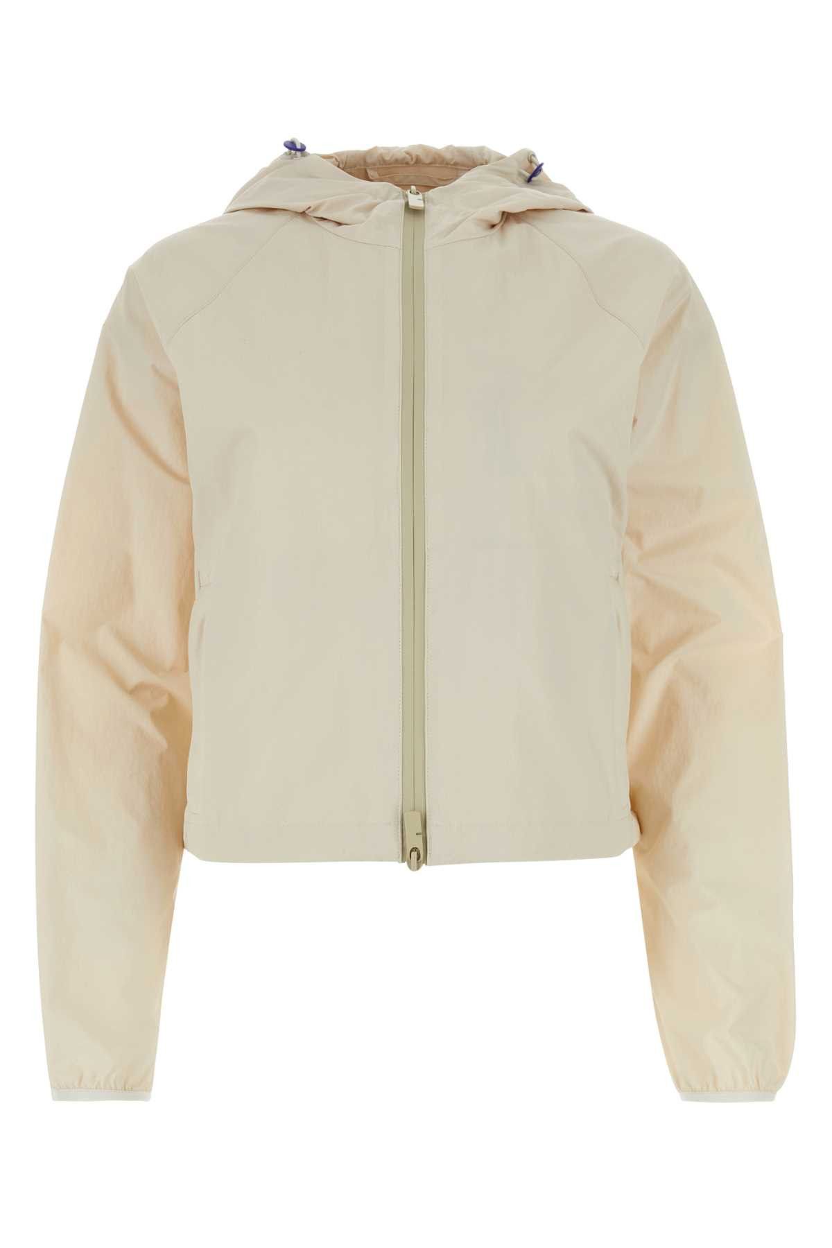 image of Burberry Sand Nylon Jacket in Beige O Tan, Women's (Size XS)
