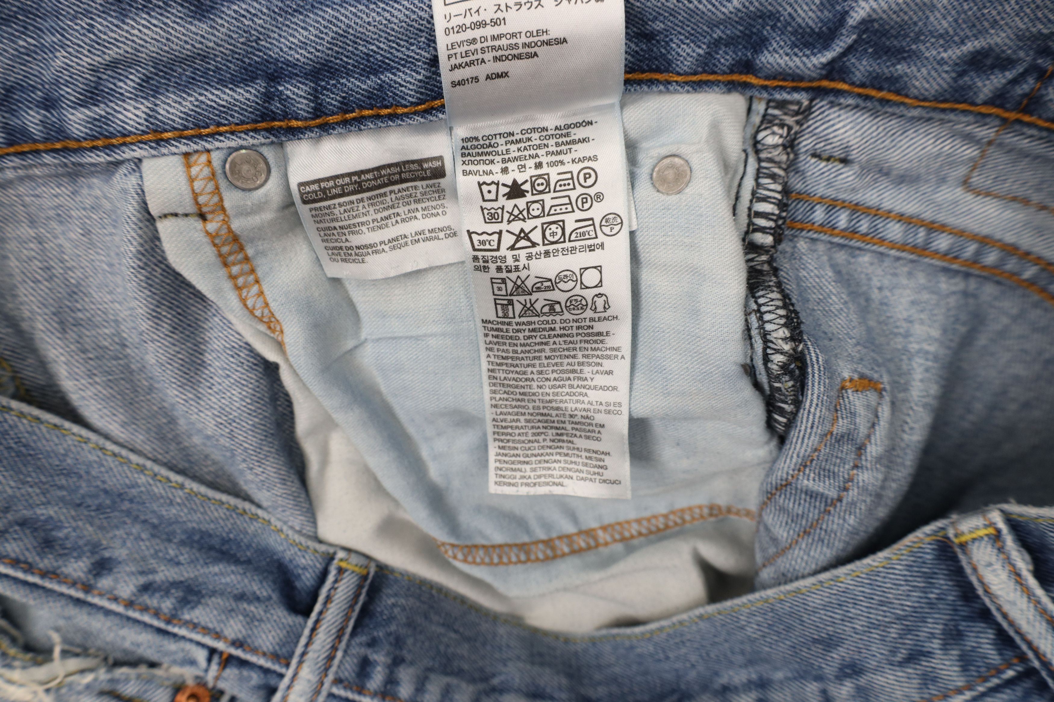 Levi's Vintage Y2K Levis 550 Relaxed Fit Denim Jeans Blue Cotton Size US 36 / EU 52 - 10 Thumbnail