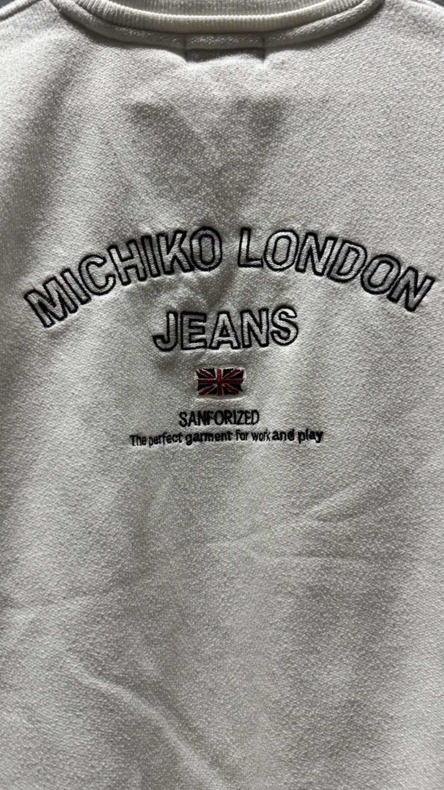Japanese Brand × Michiko Koshino London × Vintage Sweatshirt Michiko London Jeans Size US L / EU 52-54 / 3 - 8 Thumbnail
