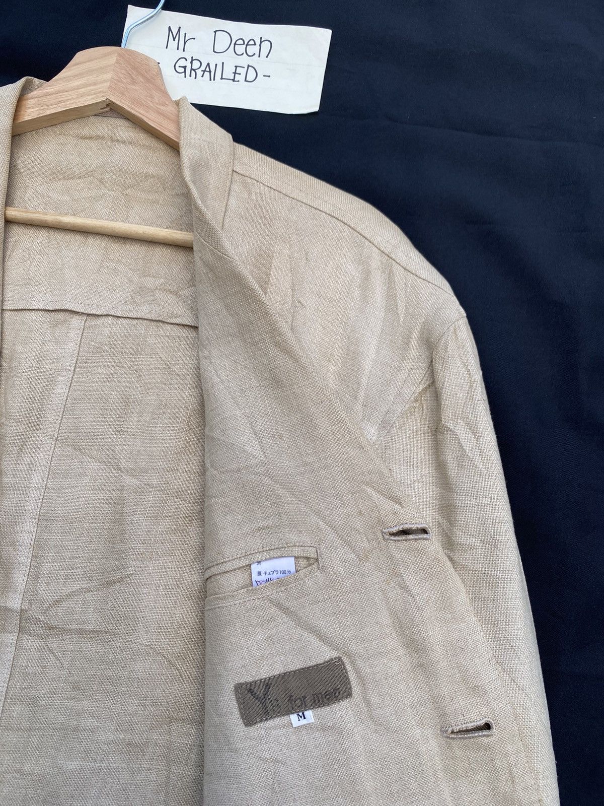 Yohji Yamamoto Rare Y's for men Linen Jacket/Blazer Size US M / EU 48-50 / 2 - 9 Thumbnail