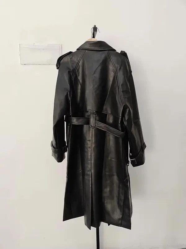 Other Higuchi x Ezaki Faux Leather Belted Trench Coat Size US L / EU 52-54 / 3 - 2 Thumbnail
