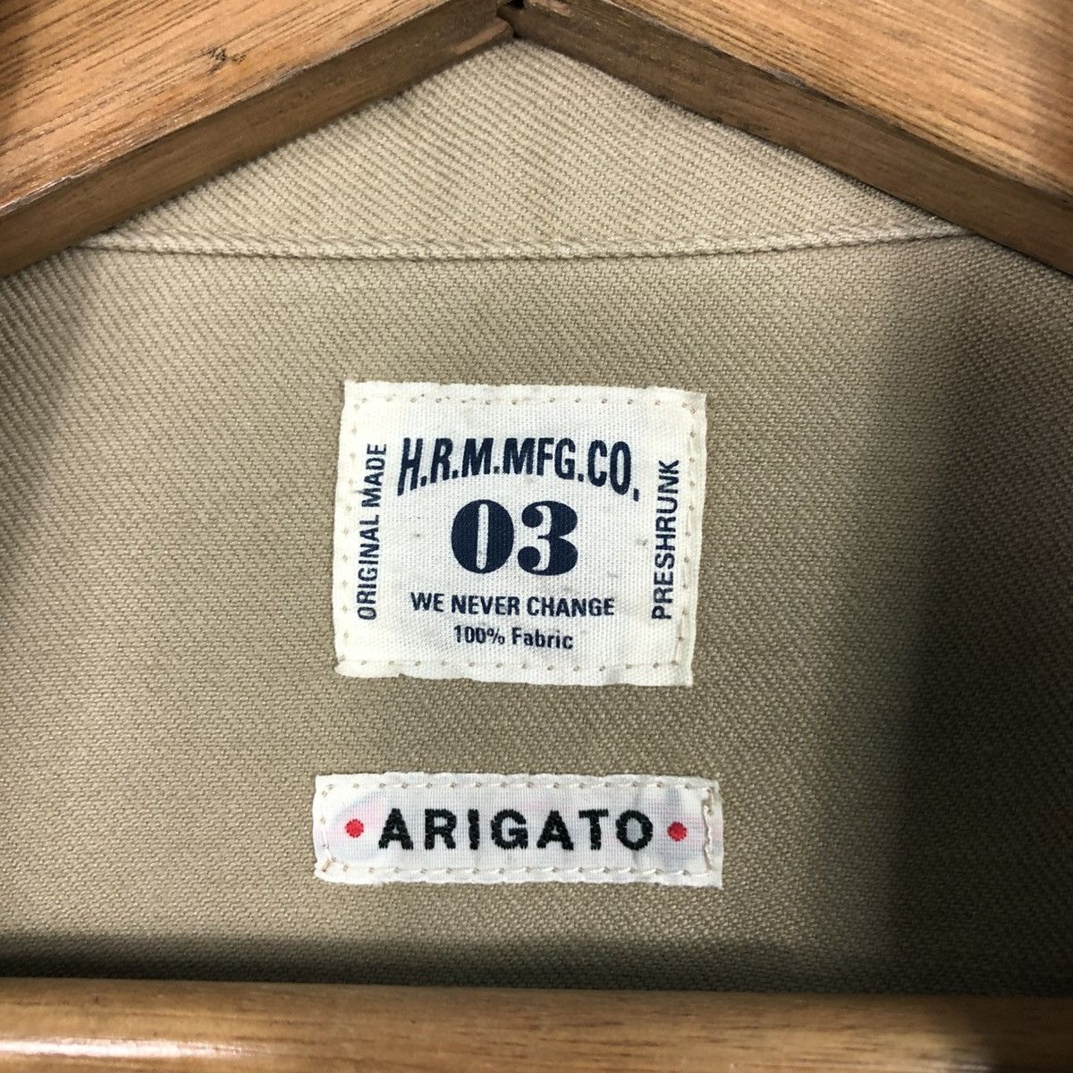 45rpm 🔥VINTAGE CHORE WORKER JACKET H.R.M MFG CO ARIGATO JAPAN Size US M / EU 48-50 / 2 - 19 Thumbnail