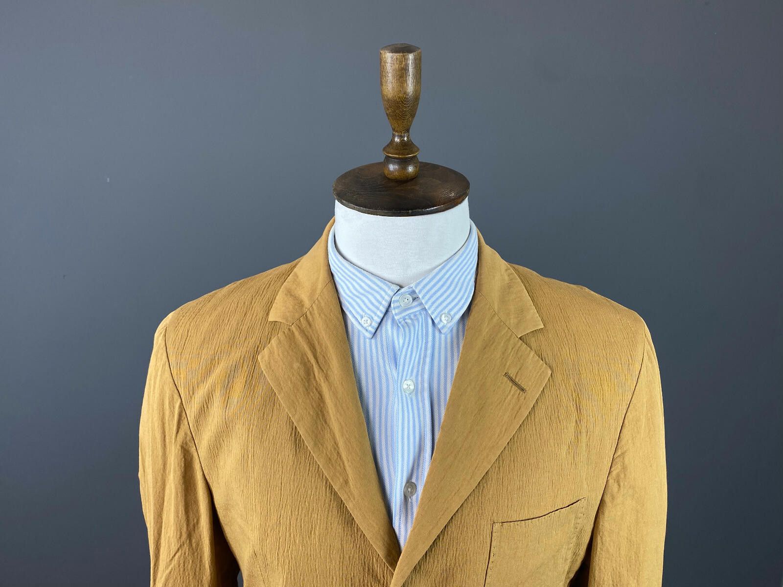 Romeo Gigli Men Romeo Gigli Cotton Three Button Blazer Jacket Size 50 Size US M / EU 48-50 / 2 - 2 Thumbnail