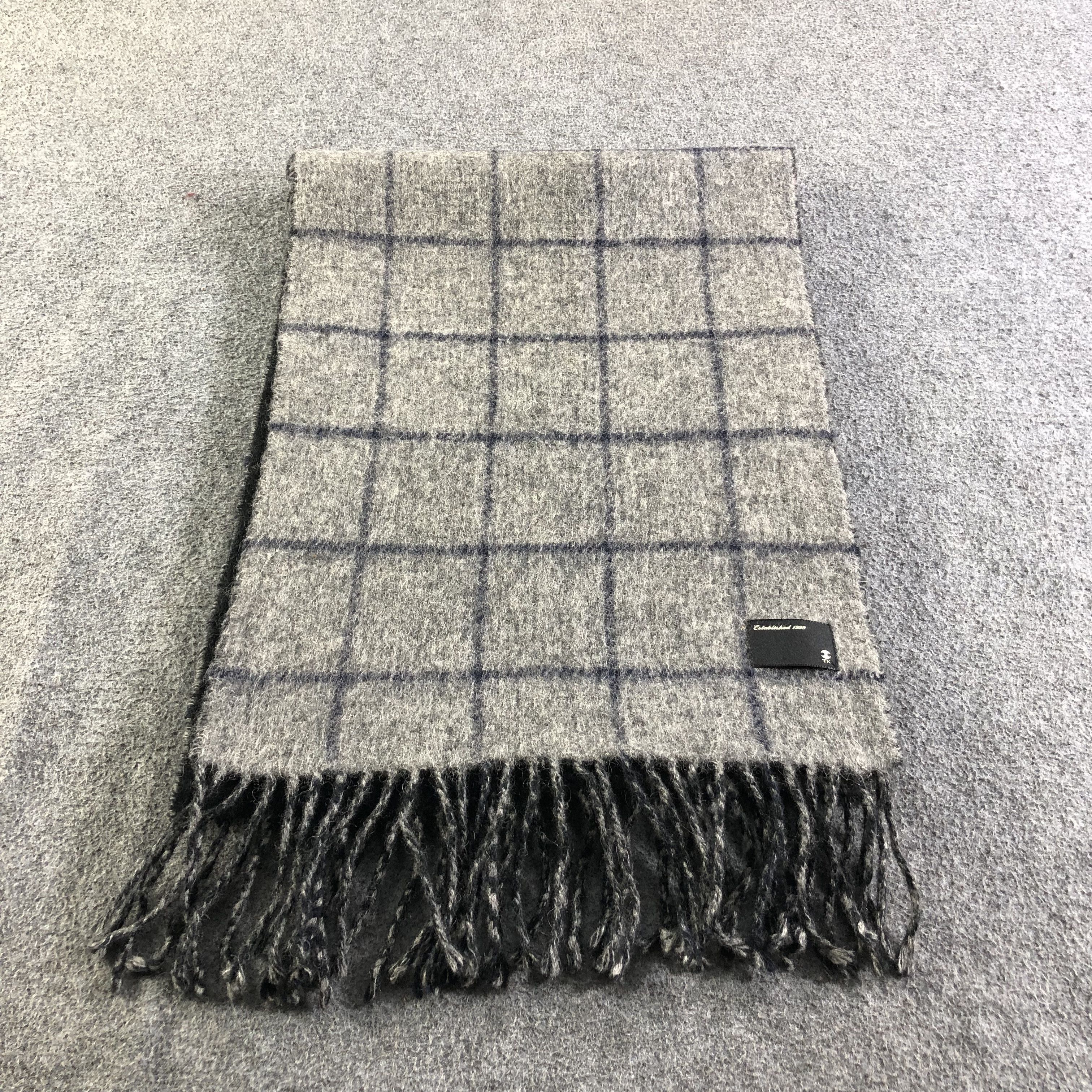 Takeo Kikuchi The Shop TK Tartan Wool Scarf Muffler Neckwear V2151 Size ONE SIZE - 3 Thumbnail
