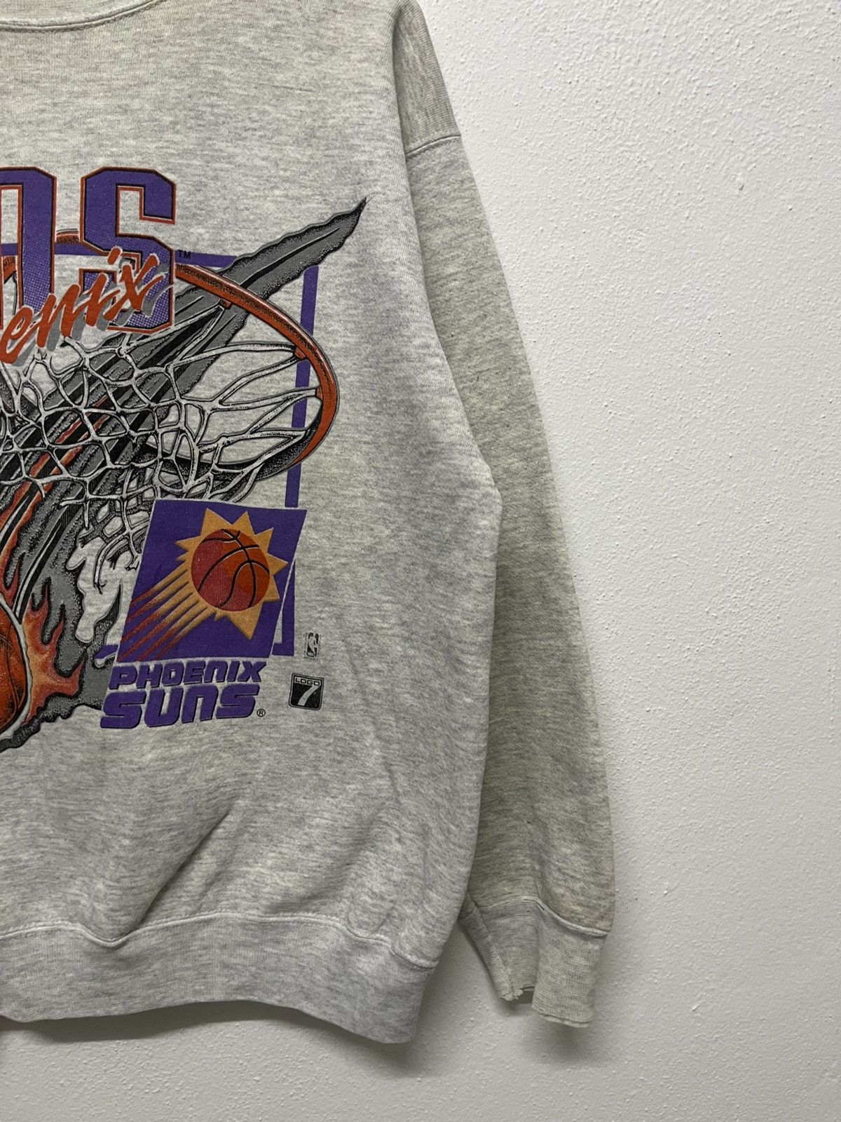 Logo 7 VINTAGE LOGO 7 PHOENIX SUNS SWEATSHIRT DISTRESSED Size US L / EU 52-54 / 3 - 4 Thumbnail