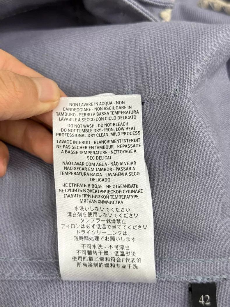 Gucci Gucci Blue denim embroidered four-pocket jacket Size M / US 6-8 / IT 42-44 - 7 Thumbnail