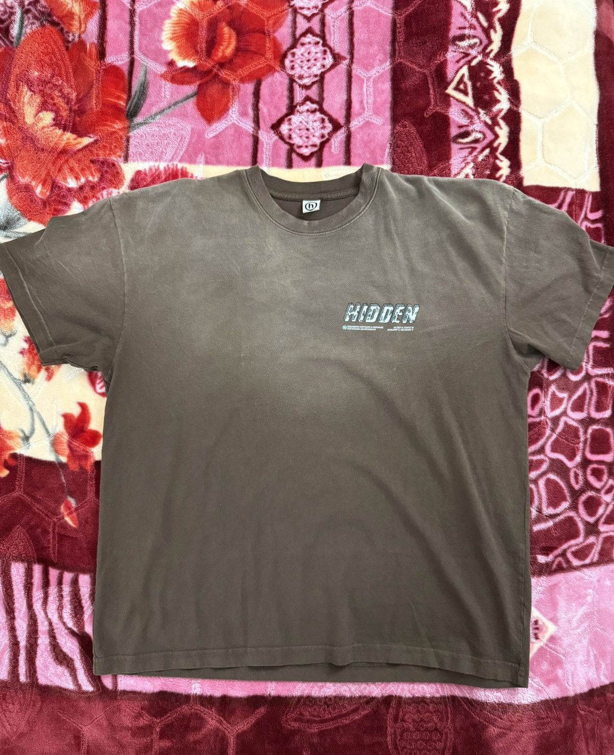 Daniel Arsham × HIDDEN Daniel Arsham x Hidden Washed Brown T-Shirt Size XL Size US XL / EU 56 / 4 - 1 Thumbnail