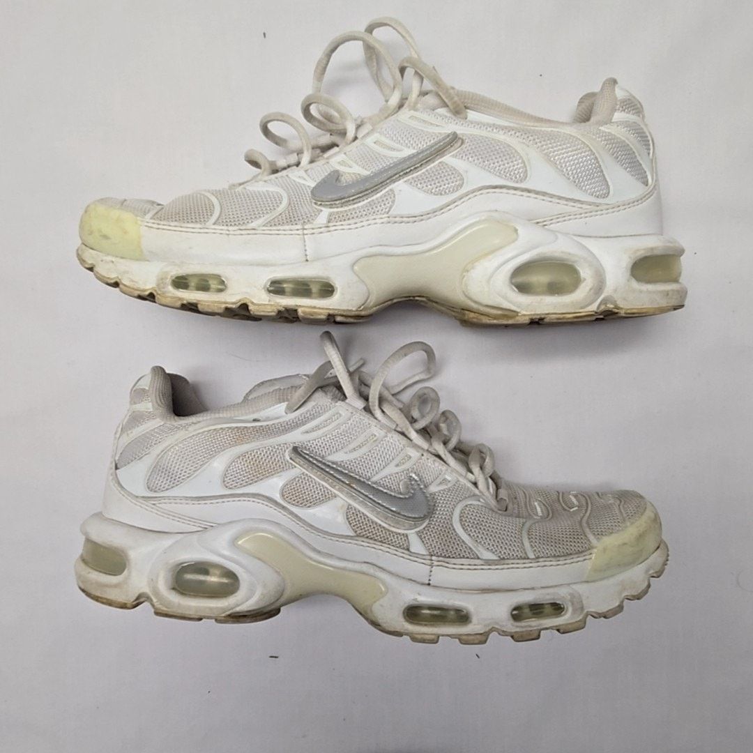 Nike Nike Air Max Plus Sneakers White Mesh Athletic Shoes US 10 Size US 10 / EU 43 - 1 Thumbnail