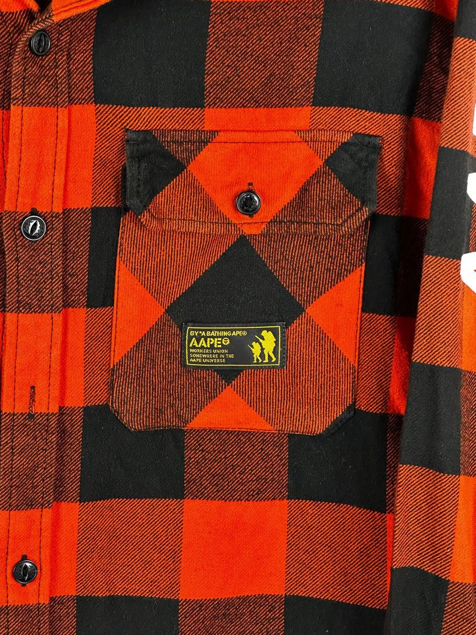 Aape × Bape AAPE BY A BATHING APE Check Overshirt Size L Size US L / EU 52-54 / 3 - 4 Thumbnail
