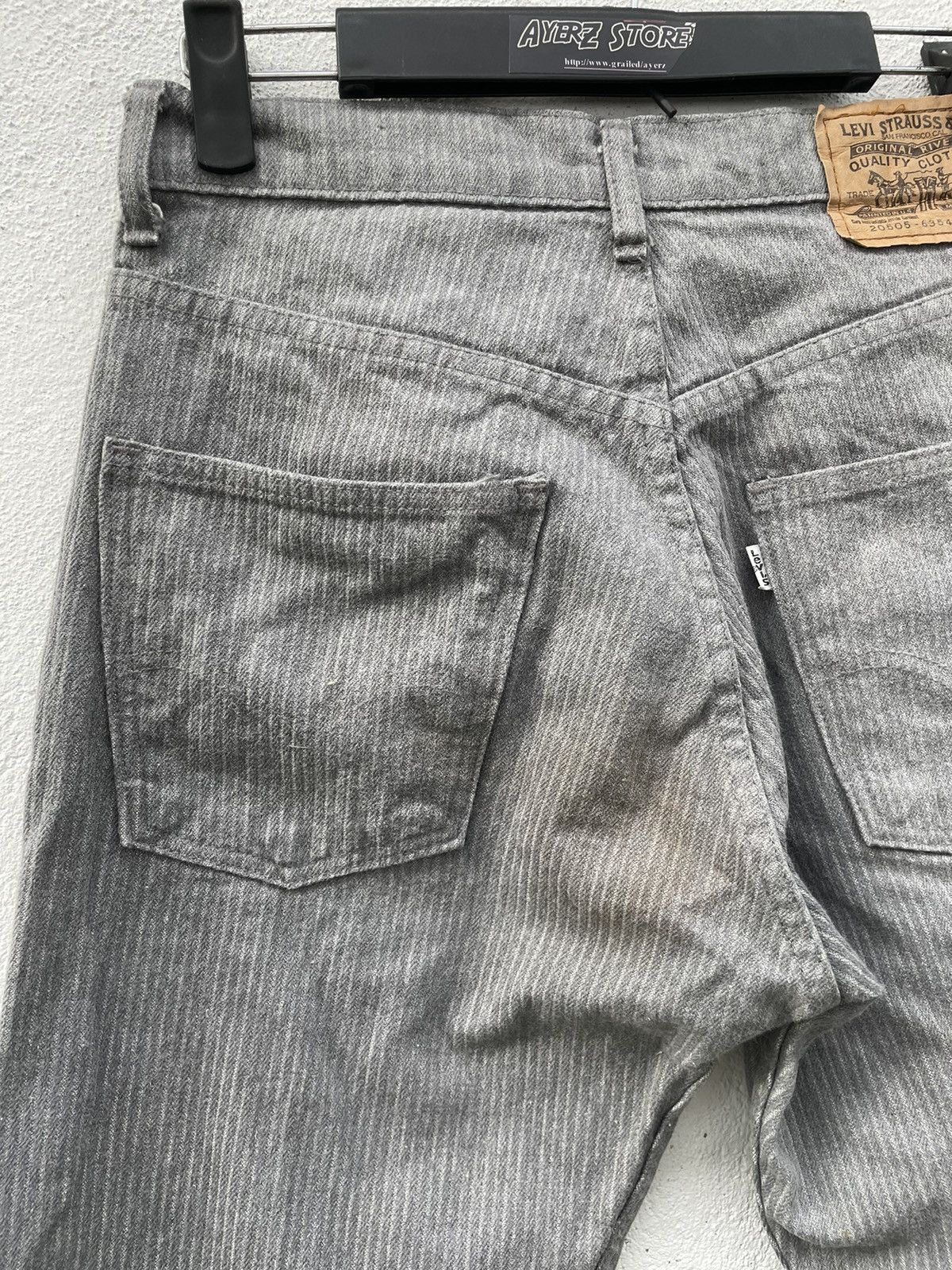 Levi's × Levi's Vintage Clothing × Vintage Vintage Y2K Levi’s Pin Stripe Denim Jeans Size US 28 / EU 44 - 12 Thumbnail