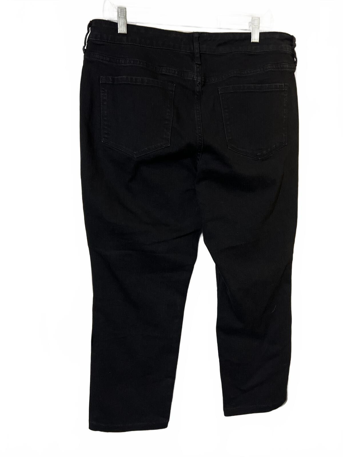 Other Code Bleu Black Chelsea Classic Straight Leg Jeans 16PS Size 38" / US 16 / IT 52 - 4 Thumbnail