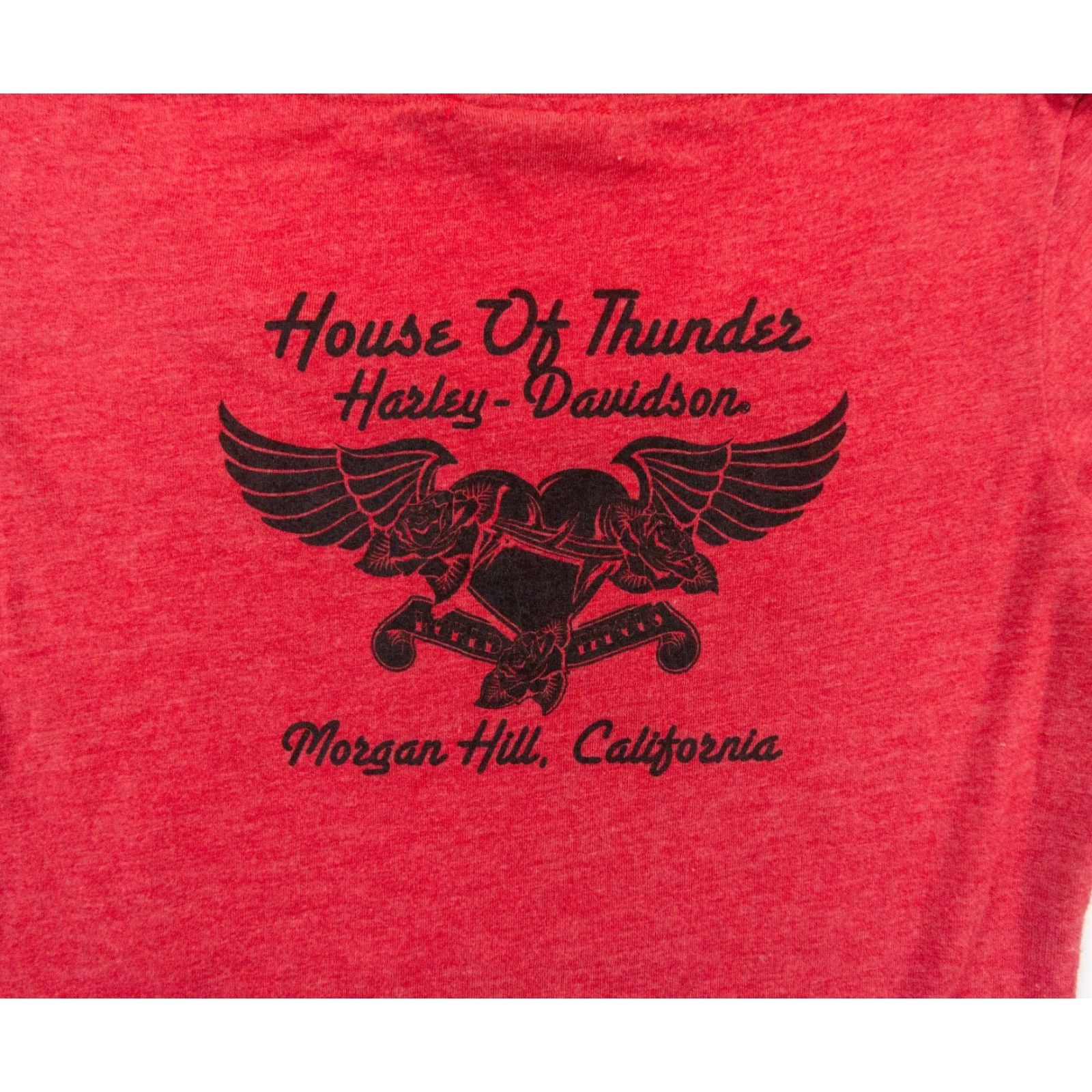 Harley Davidson Harley-Davidson Shirt Womens Small Red Long Sleeve Motorcycle Tee Casual Size S / US 4 / IT 40 - 5 Thumbnail