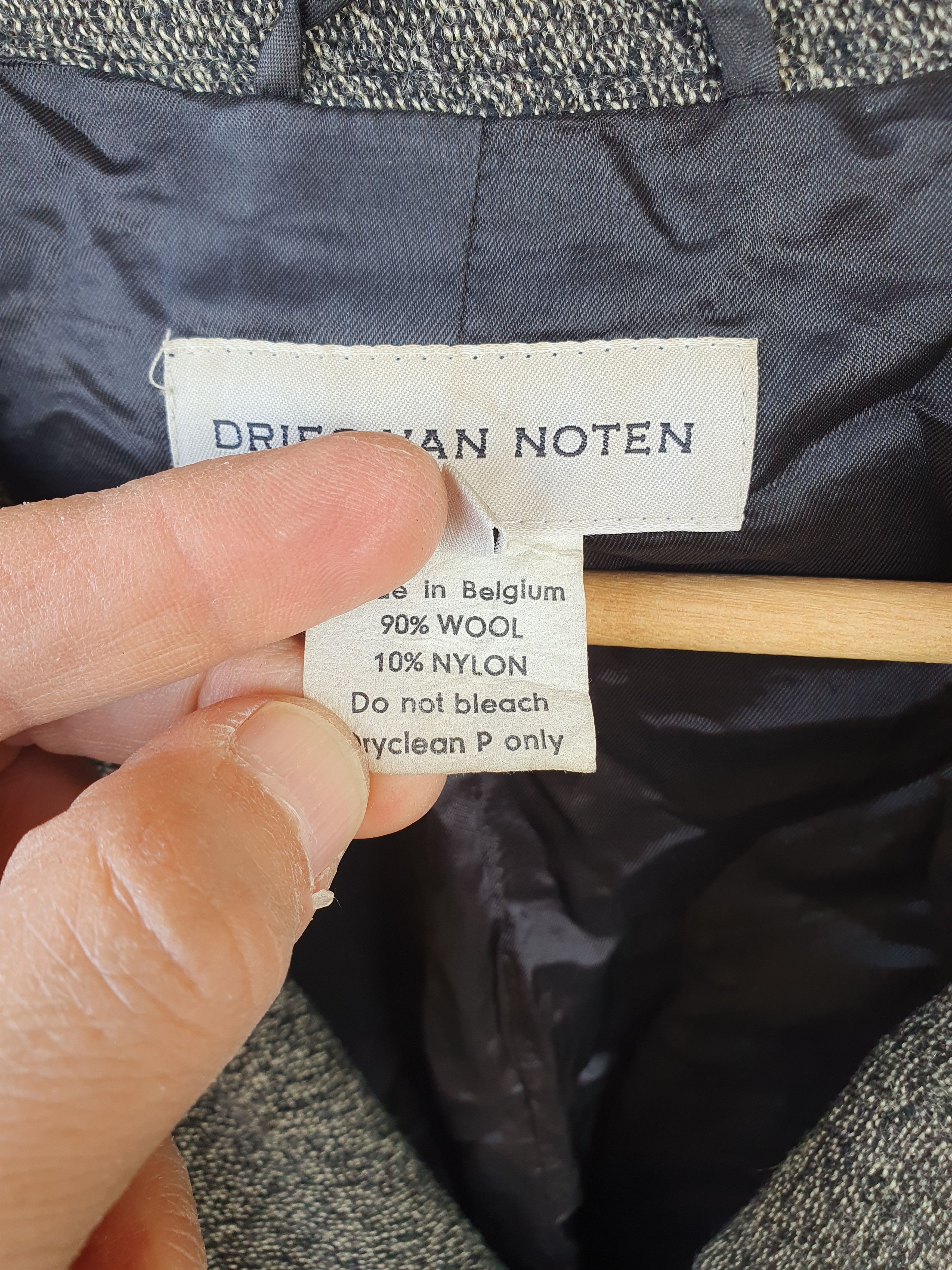 Dries Van Noten Dries Van Noten Wool Blazer Sport Coat Single Breast 50 Size 50R - 3 Thumbnail