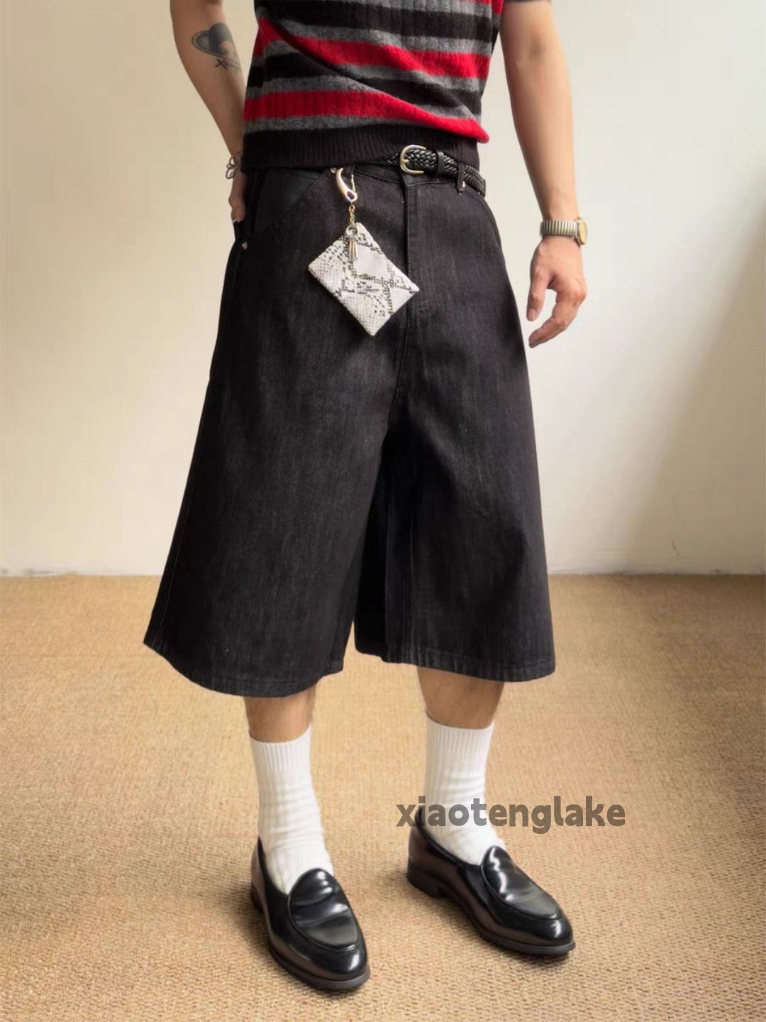 Jean xz acne ourlegacy style Loose baggy denim shorts Size US 28 / EU 44 - 6 Thumbnail