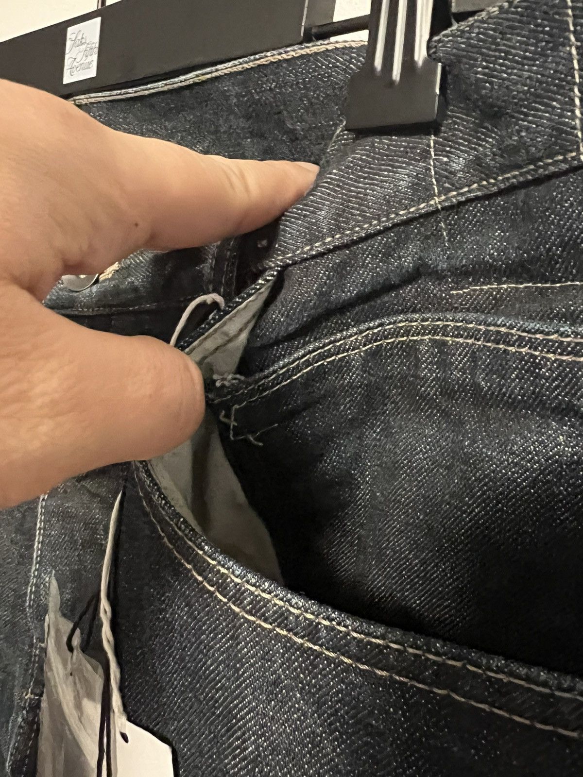 Rick Owens Drkshdw Raw Selvedge Denim Detroit Cut Jeans Size US 36 / EU 52 - 5 Thumbnail