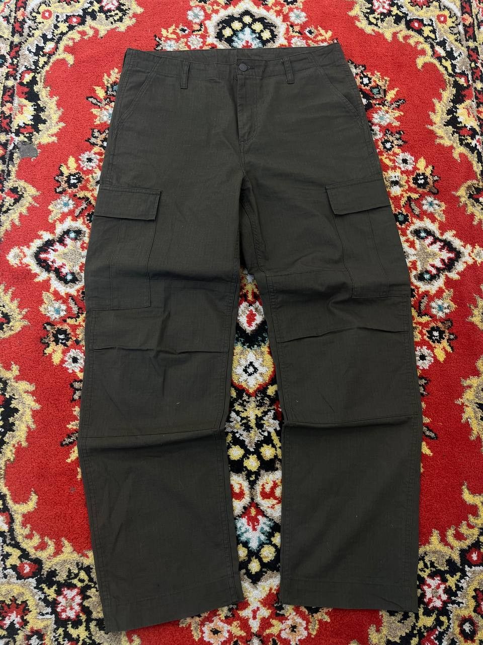 Carhartt Carhartt Cargo Carpenter Work Y2K Baggy Pants Size US 34 / EU 50 - 14 Thumbnail