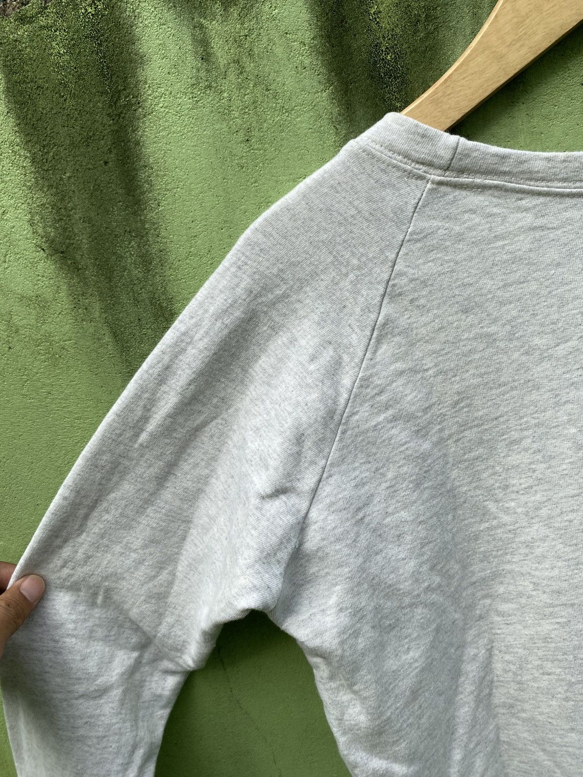 Stussy Stussy Vintage 80 Raglan Crewneck Classic Pullover Soft Grey Size S / US 4 / IT 40 - 11 Thumbnail